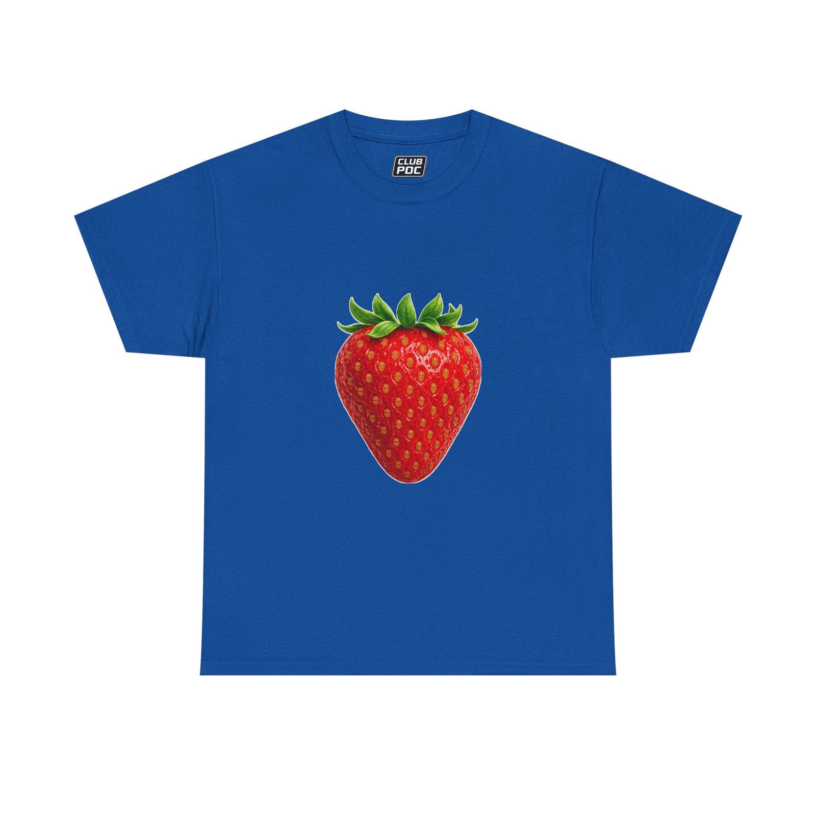 Club PDC Strawberry Graphic Tee — Cute Fruit Illustration T-Shirt