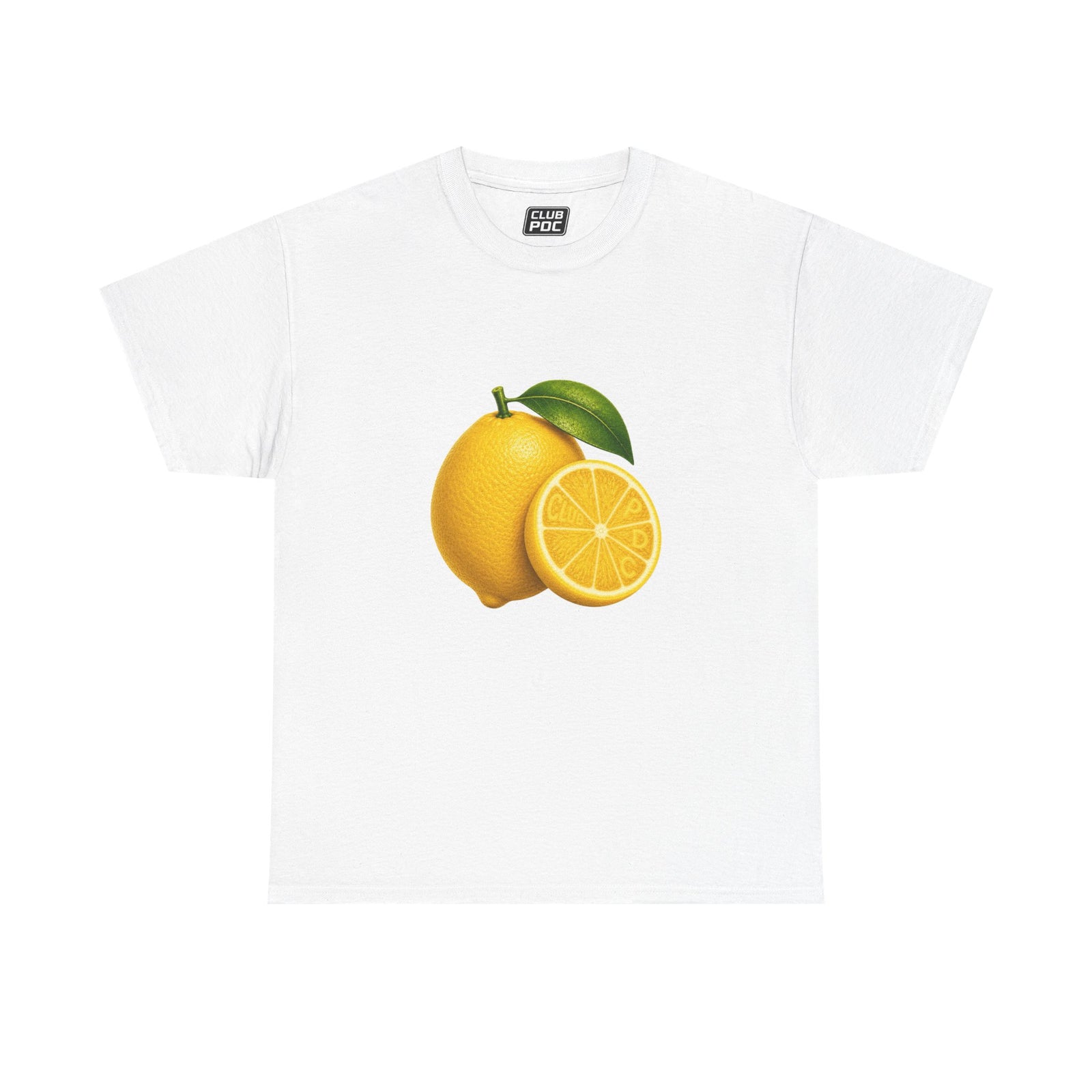 Club PDC Lemon Slice Graphic Tee — Fresh Citrus Summer T-Shirt