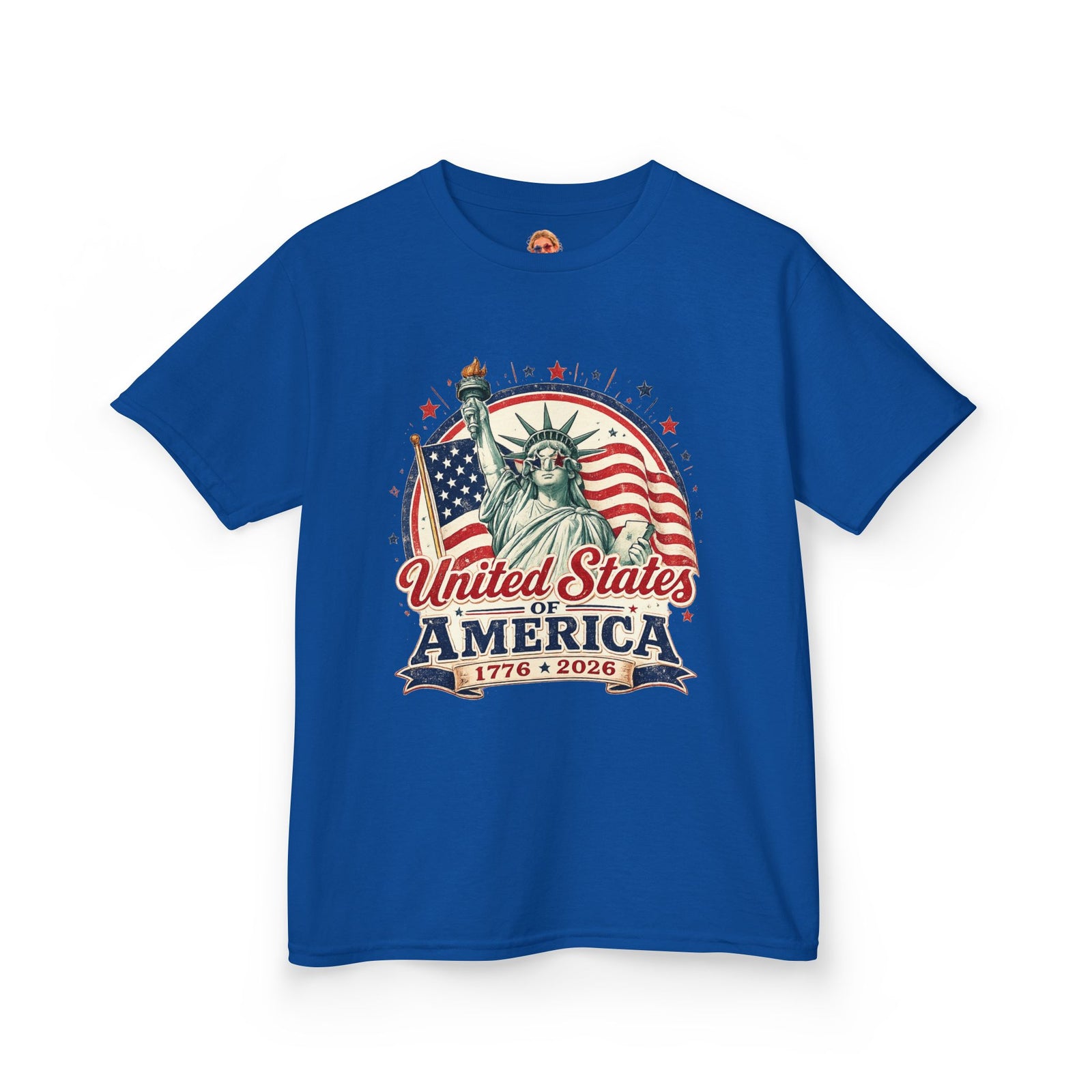 Kids Statue of Liberty 250th T-Shirt — America Anniversary Tee