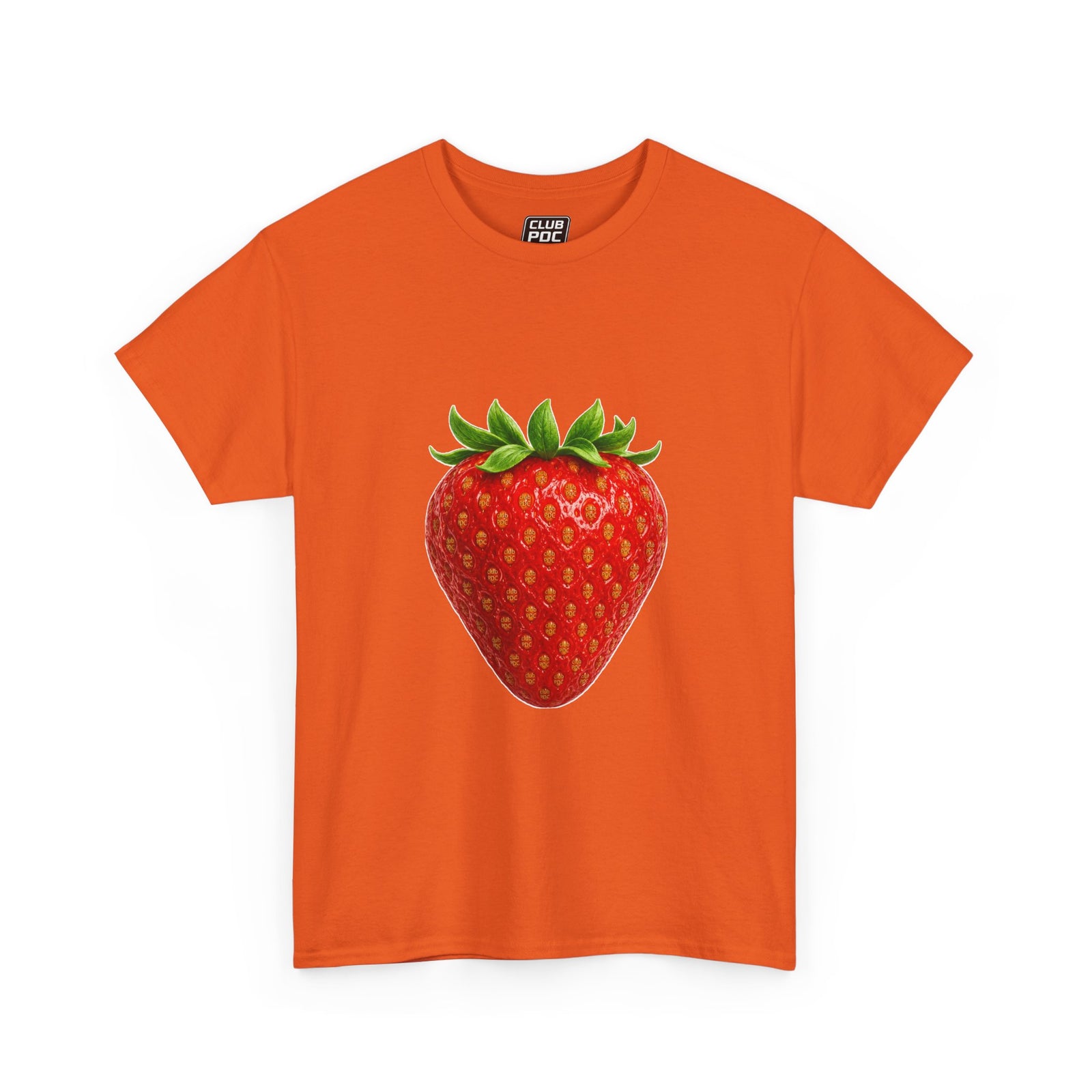 Club PDC Strawberry Graphic Tee — Cute Fruit Illustration T-Shirt