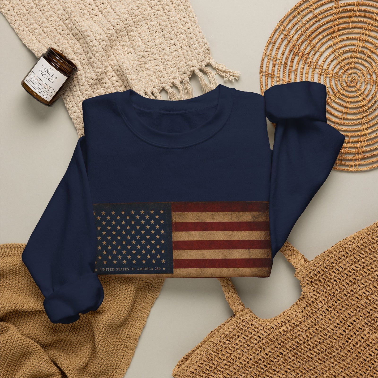USA 250 Crewneck Sweatshirt — United States 250 Anniversary Pullover