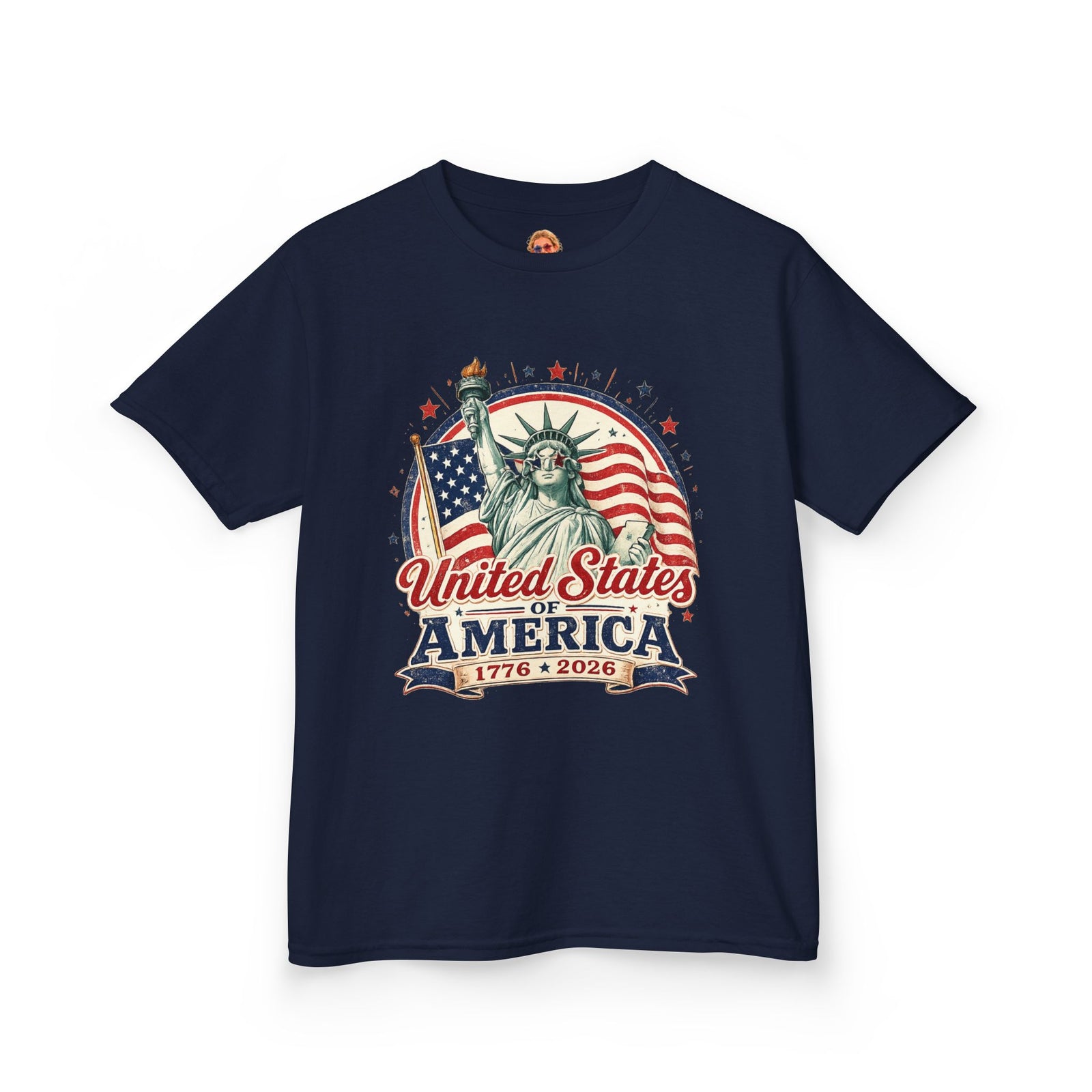 Kids Statue of Liberty 250th T-Shirt — America Anniversary Tee