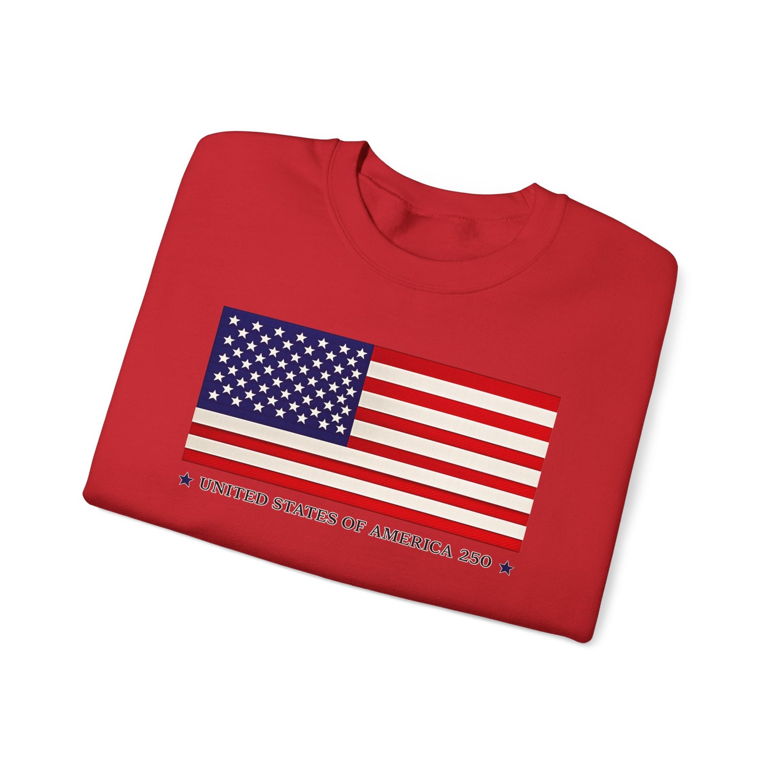 Classic American Flag Crewneck Sweatshirt — Classic Stars & Stripes