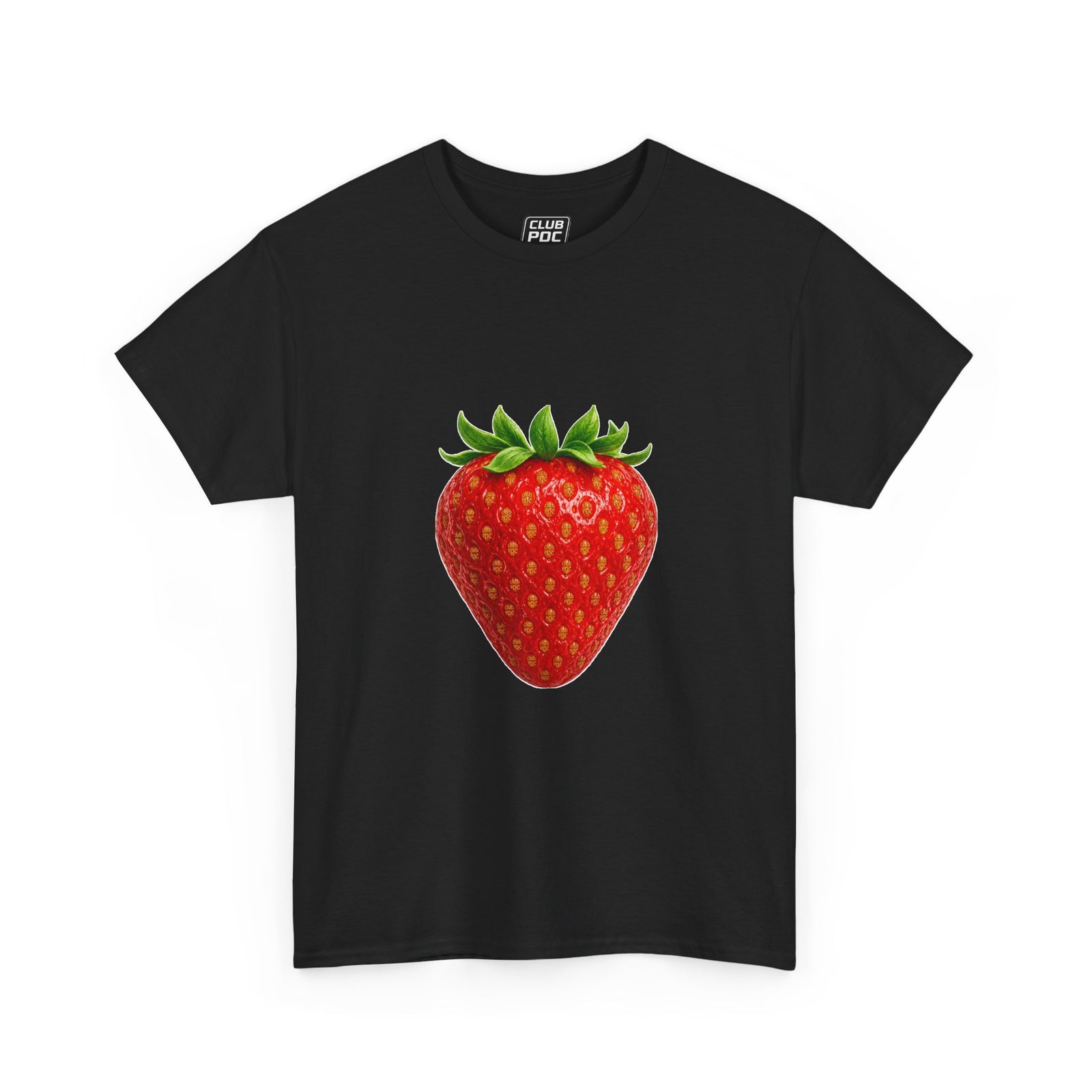 Club PDC Strawberry Graphic Tee — Cute Fruit Illustration T-Shirt