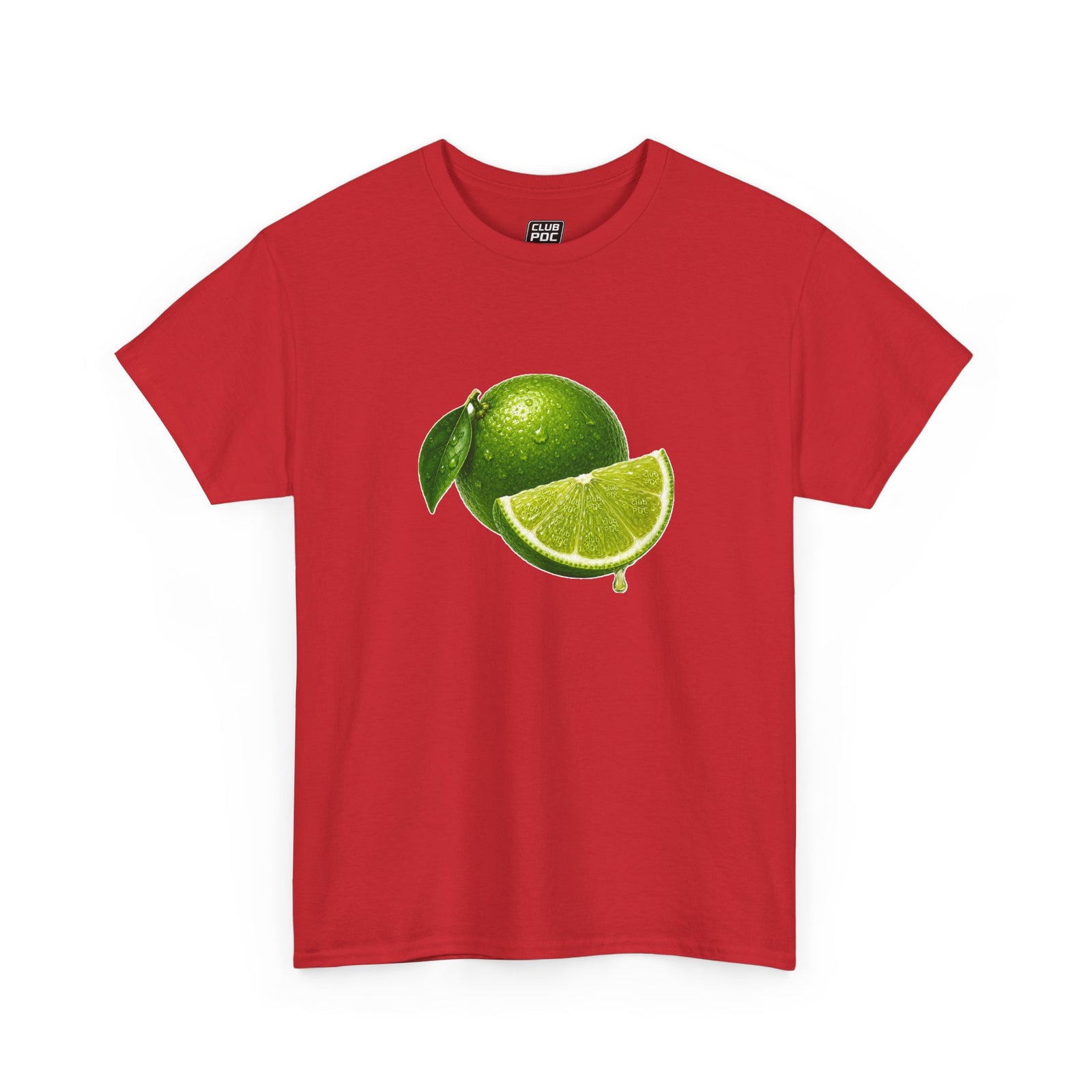Club PDC Lime Slice Graphic Tee — Fresh Citrus Fruit T-Shirt