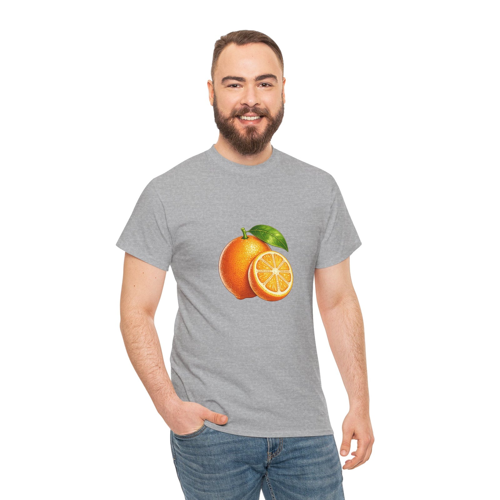Club PDC Orange Fruit Graphic Tee — Fresh Citrus Retro Shirt