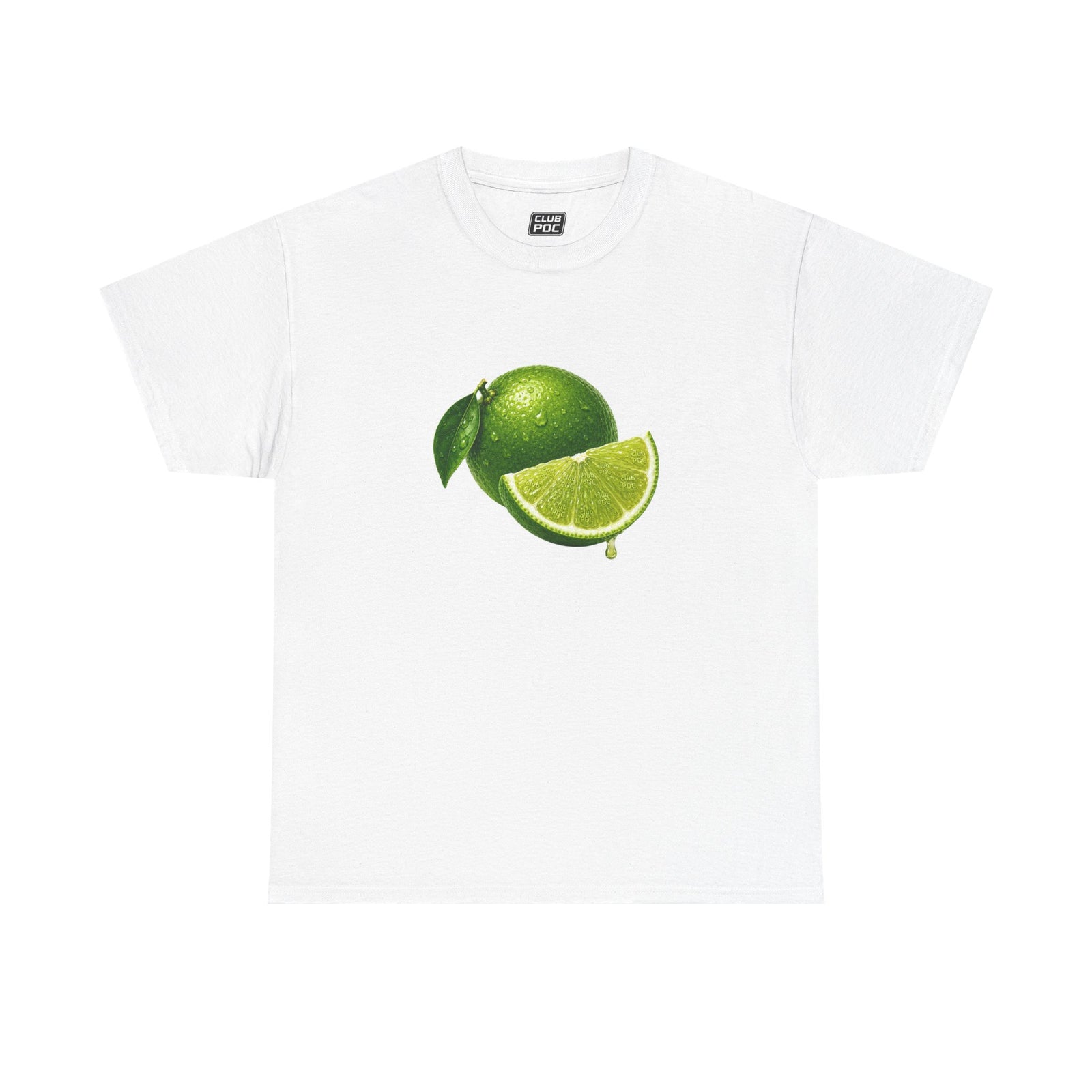 Club PDC Lime Slice Graphic Tee — Fresh Citrus Fruit T-Shirt