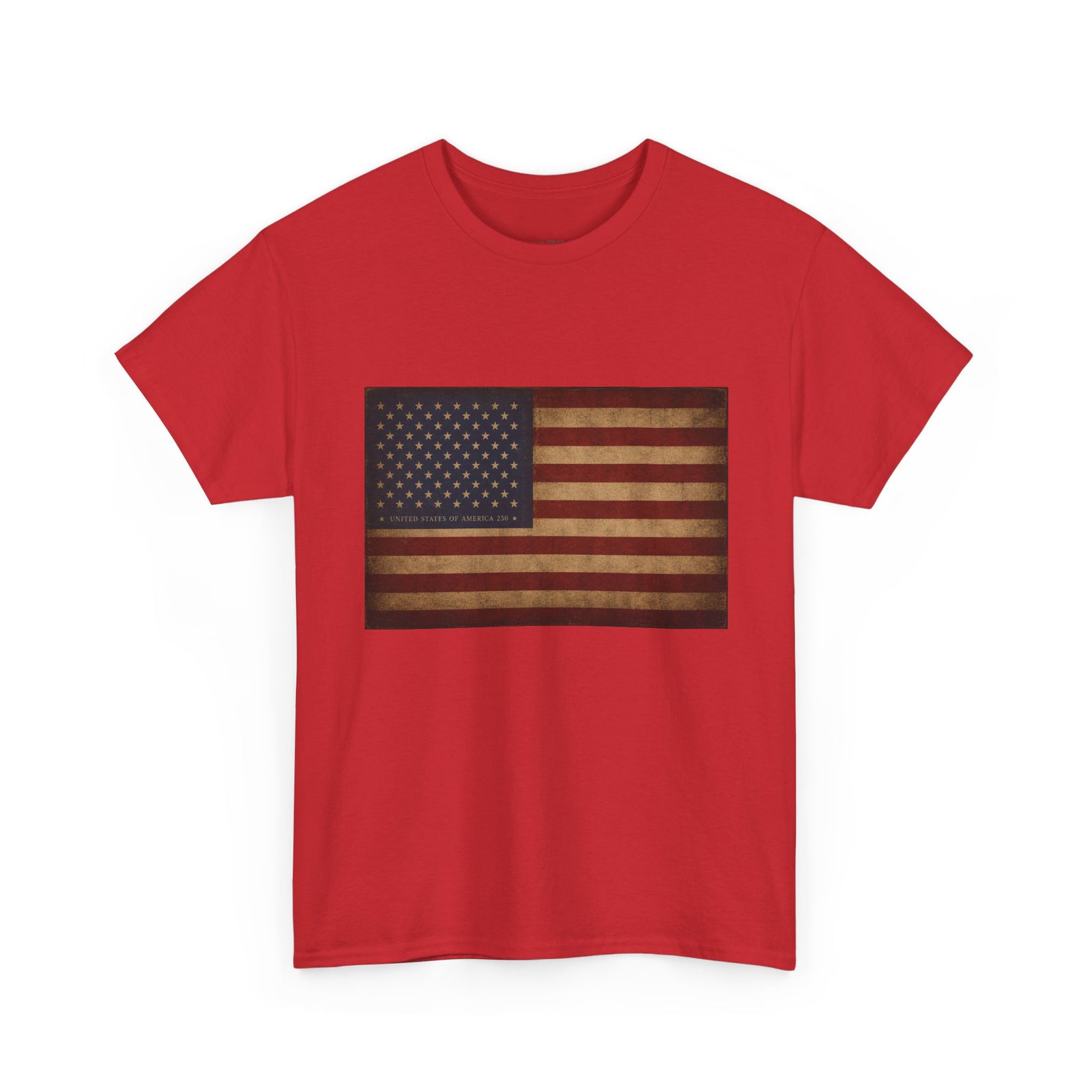 USA 250th Anniversary Flag T-Shirt — Classic American Bicentennial Commemorative Tee