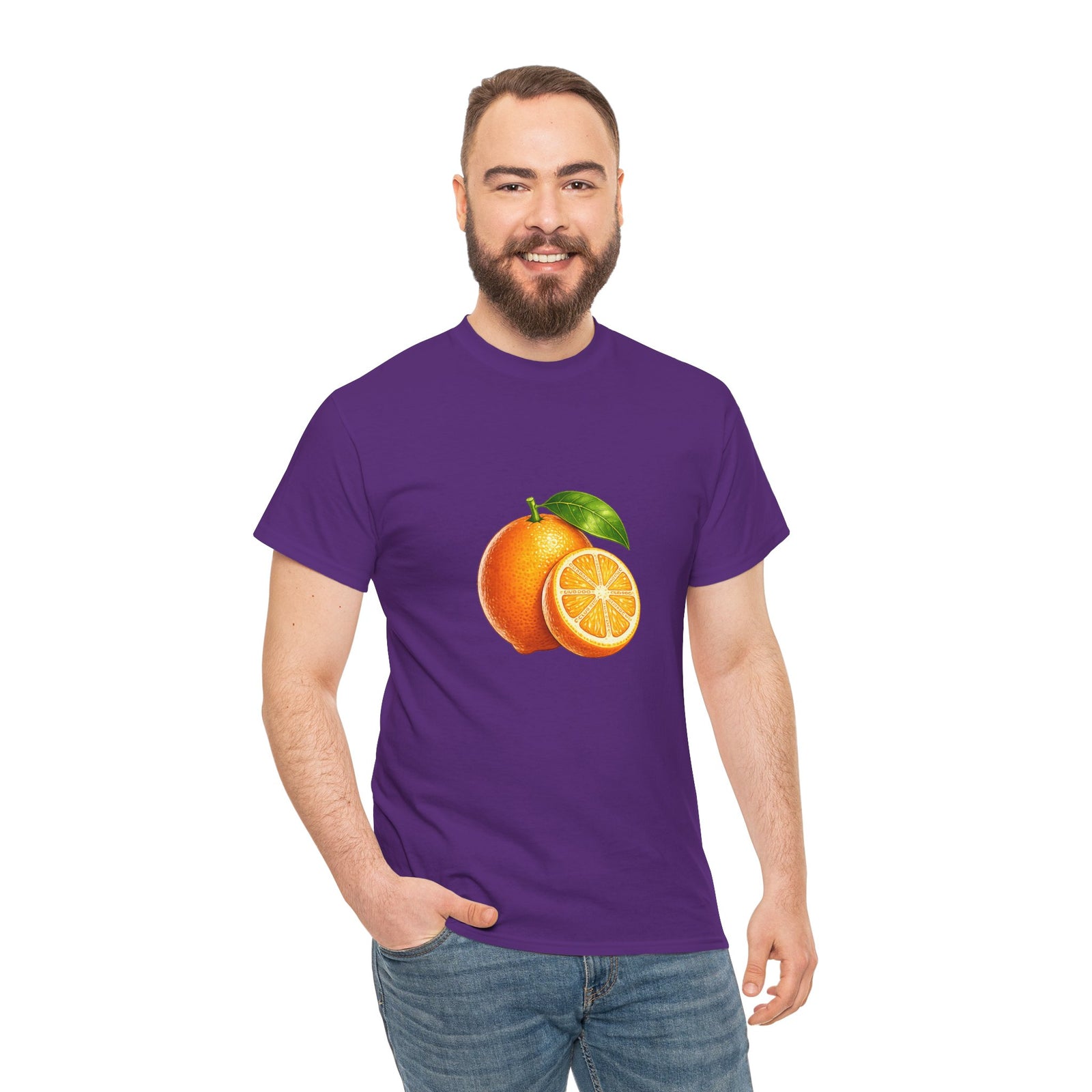 Club PDC Orange Fruit Graphic Tee — Fresh Citrus Retro Shirt