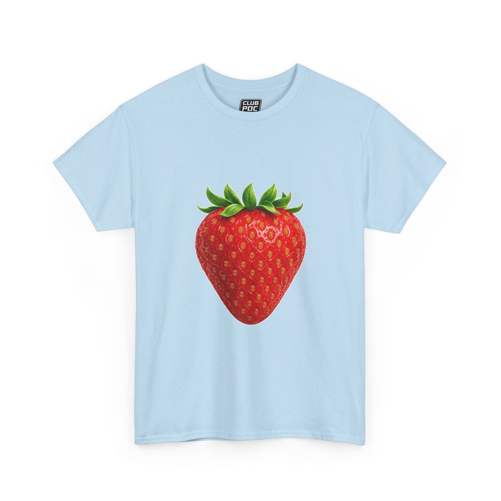 Club PDC Strawberry Graphic Tee — Cute Fruit Illustration T-Shirt