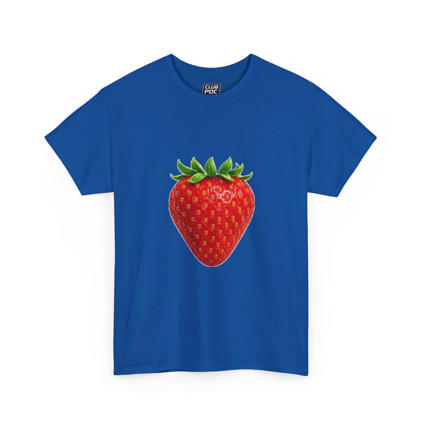 Club PDC Strawberry Graphic Tee — Cute Fruit Illustration T-Shirt