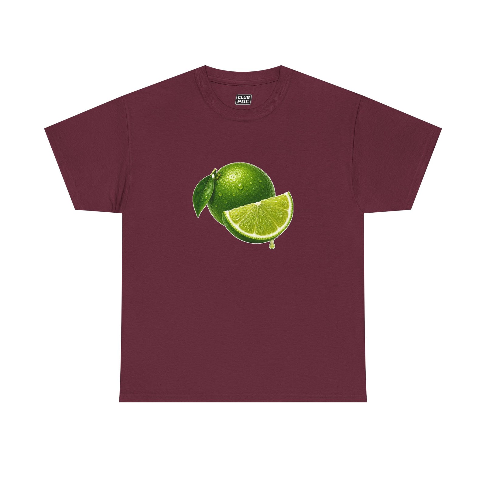 Club PDC Lime Slice Graphic Tee — Fresh Citrus Fruit T-Shirt