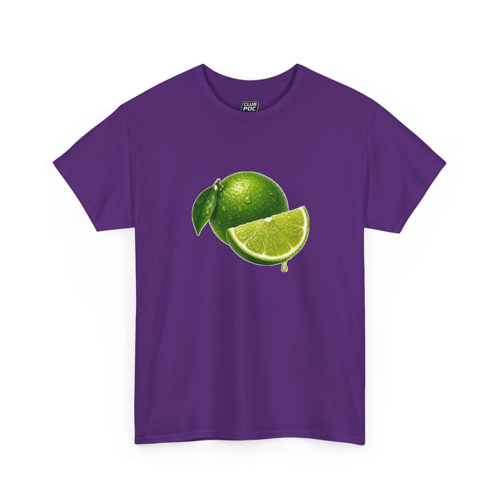 Club PDC Lime Slice Graphic Tee — Fresh Citrus Fruit T-Shirt