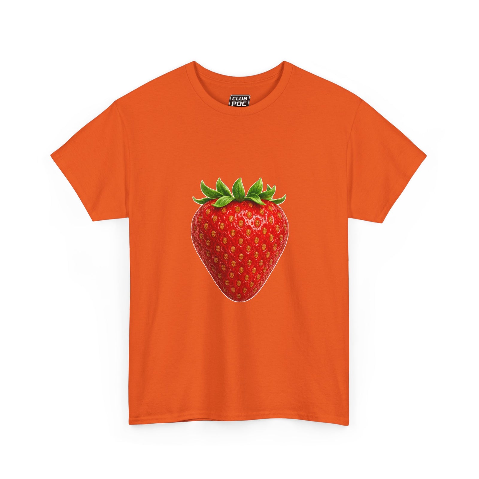 Club PDC Strawberry Graphic Tee — Cute Fruit Illustration T-Shirt