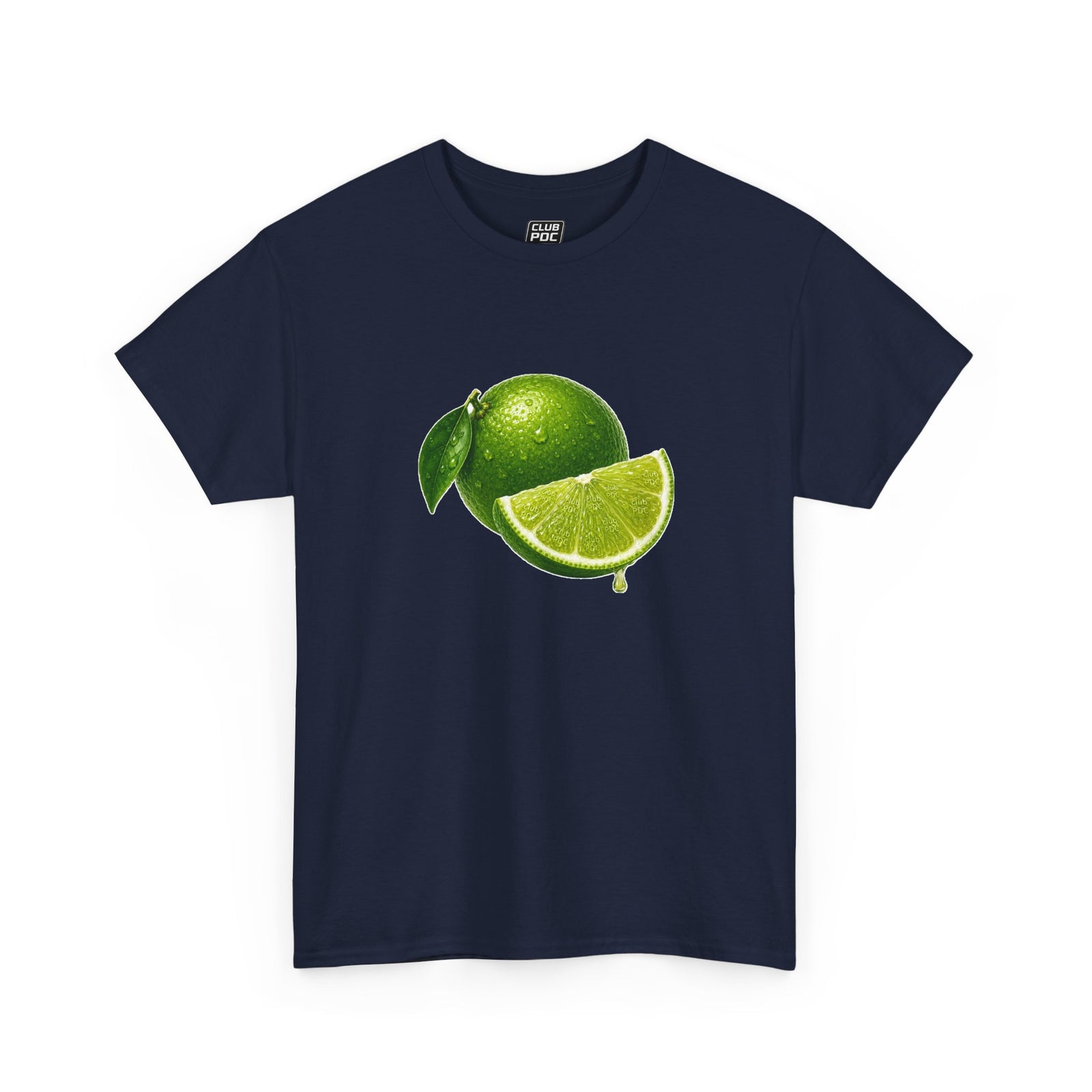 Club PDC Lime Slice Graphic Tee — Fresh Citrus Fruit T-Shirt