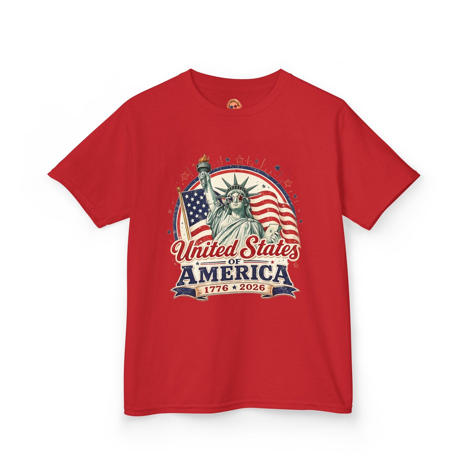 Kids Statue of Liberty 250th T-Shirt — America Anniversary Tee
