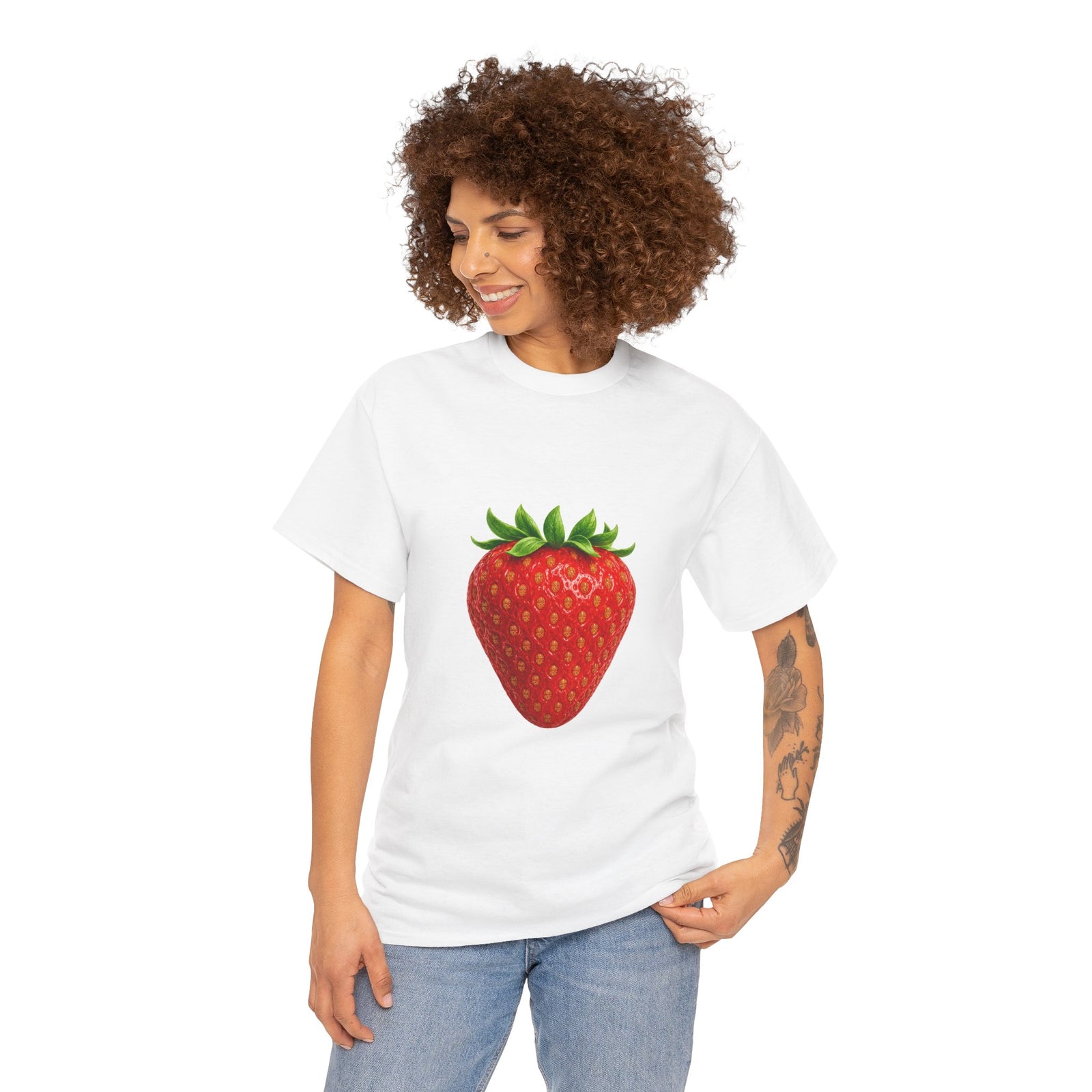 Club PDC Strawberry Graphic Tee — Cute Fruit Illustration T-Shirt