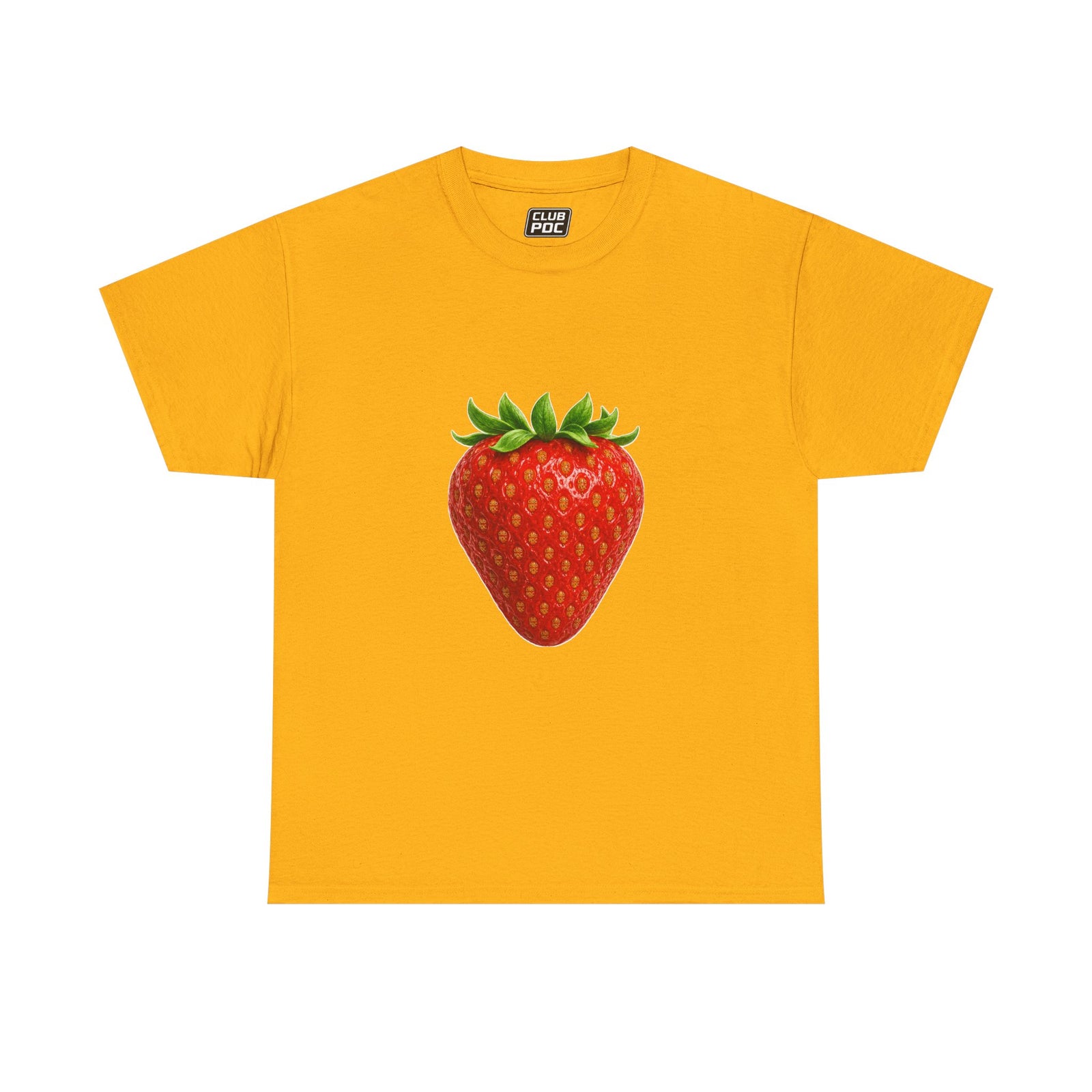 Club PDC Strawberry Graphic Tee — Cute Fruit Illustration T-Shirt