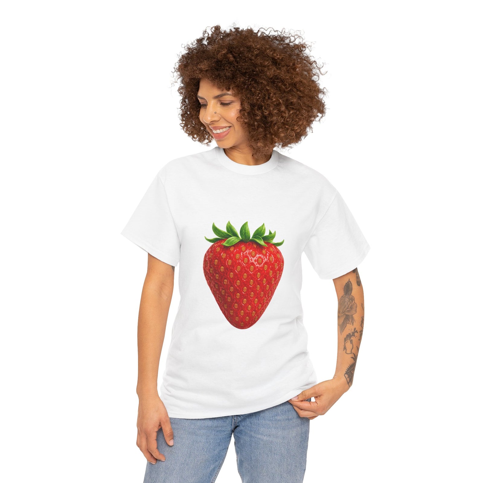 Club PDC Strawberry Graphic Tee — Cute Fruit Illustration T-Shirt