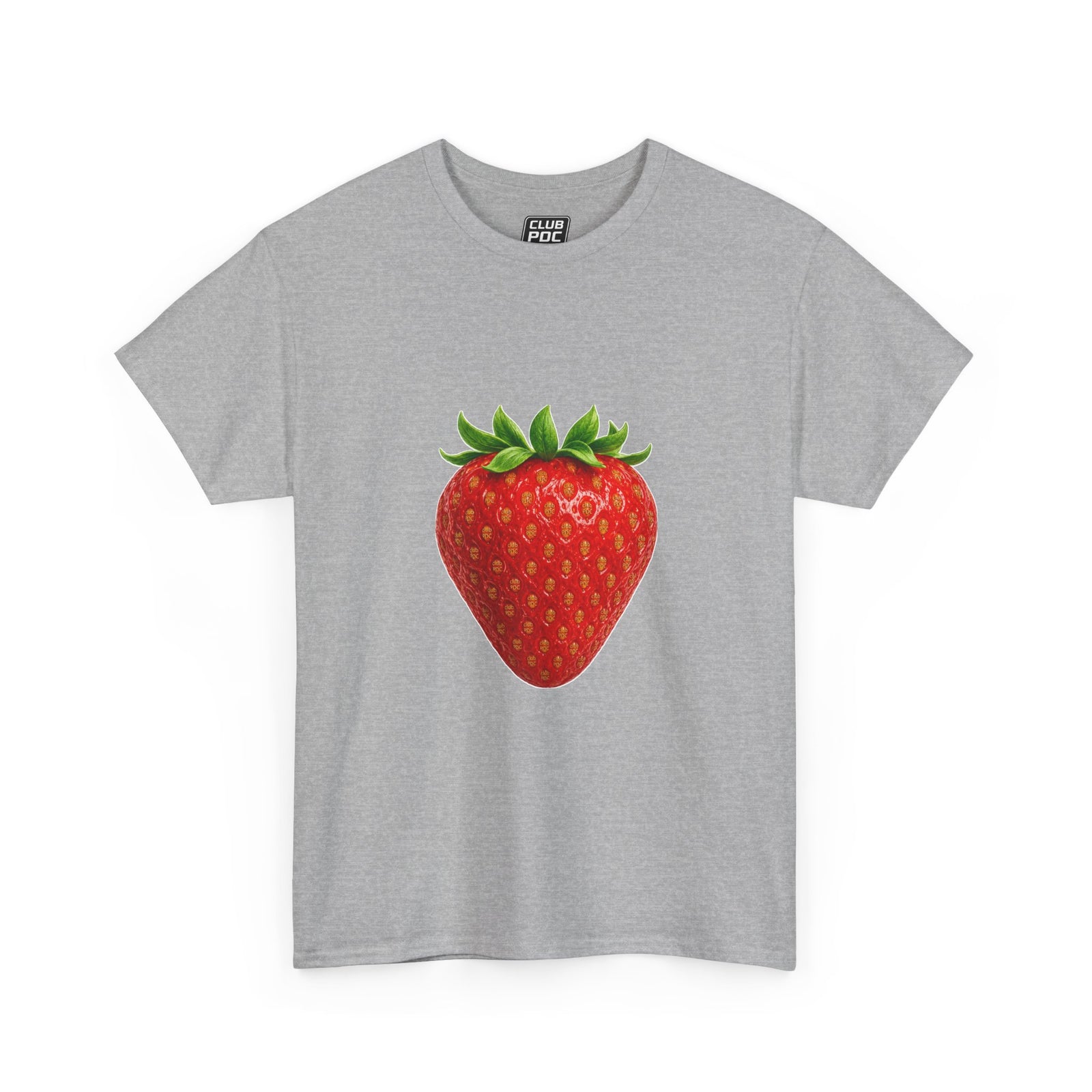 Club PDC Strawberry Graphic Tee — Cute Fruit Illustration T-Shirt