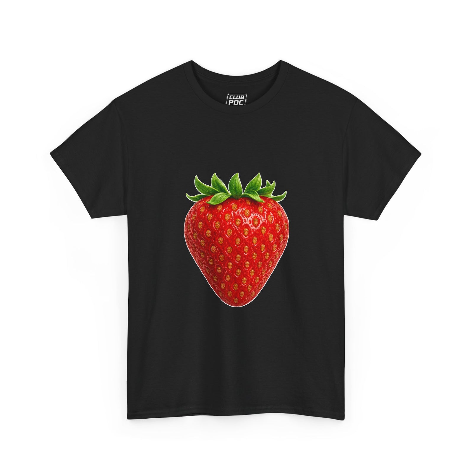 Club PDC Strawberry Graphic Tee — Cute Fruit Illustration T-Shirt