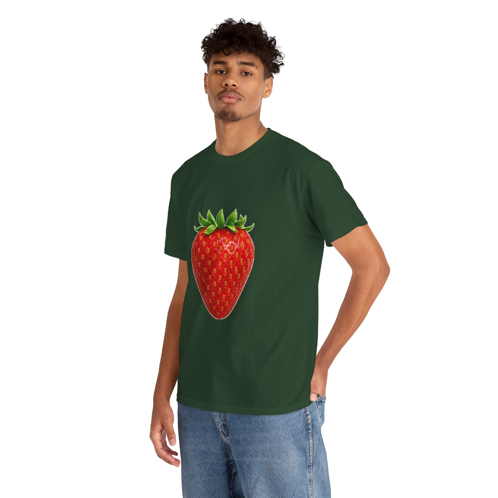 Club PDC Strawberry Graphic Tee — Cute Fruit Illustration T-Shirt