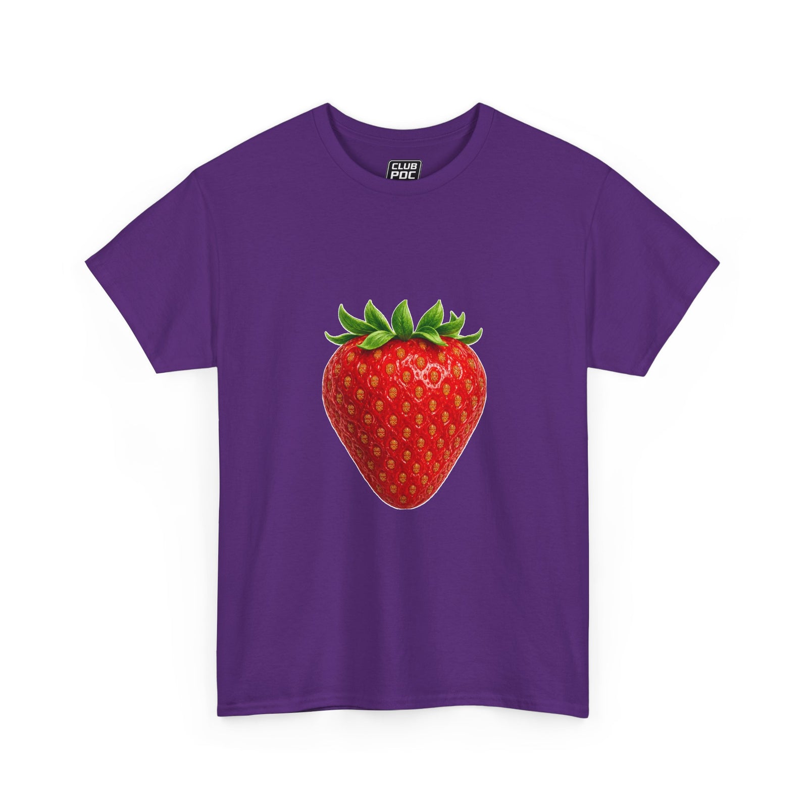 Club PDC Strawberry Graphic Tee — Cute Fruit Illustration T-Shirt