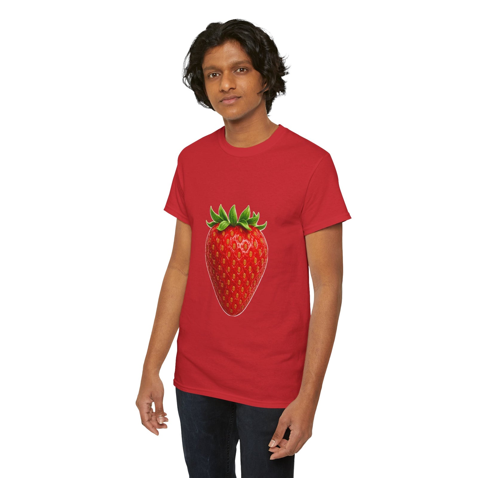 Club PDC Strawberry Graphic Tee — Cute Fruit Illustration T-Shirt