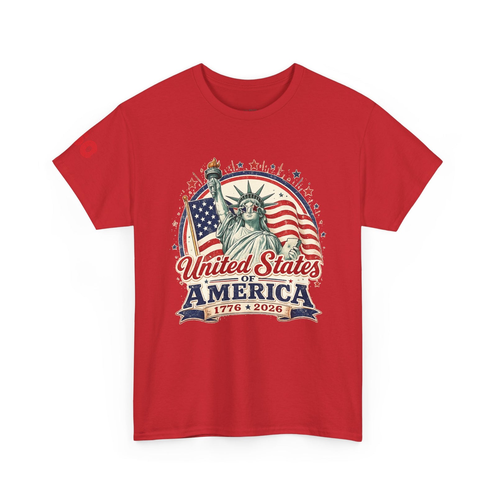 Statue of Liberty America 250 T-Shirt — Patriotic USA Anniversary Tee