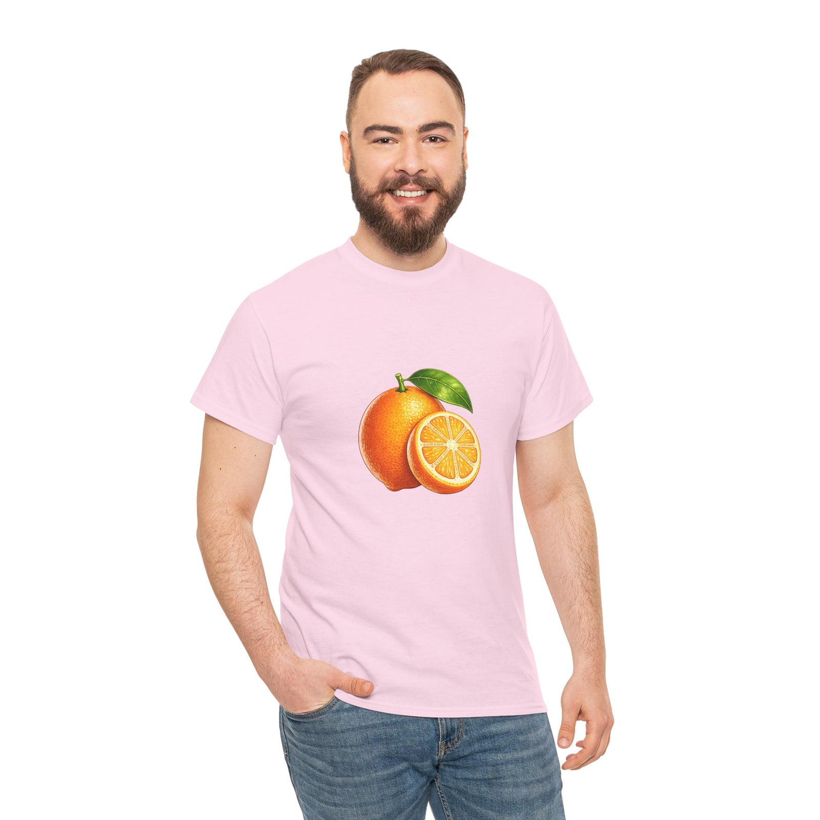 Club PDC Orange Fruit Graphic Tee — Fresh Citrus Retro Shirt