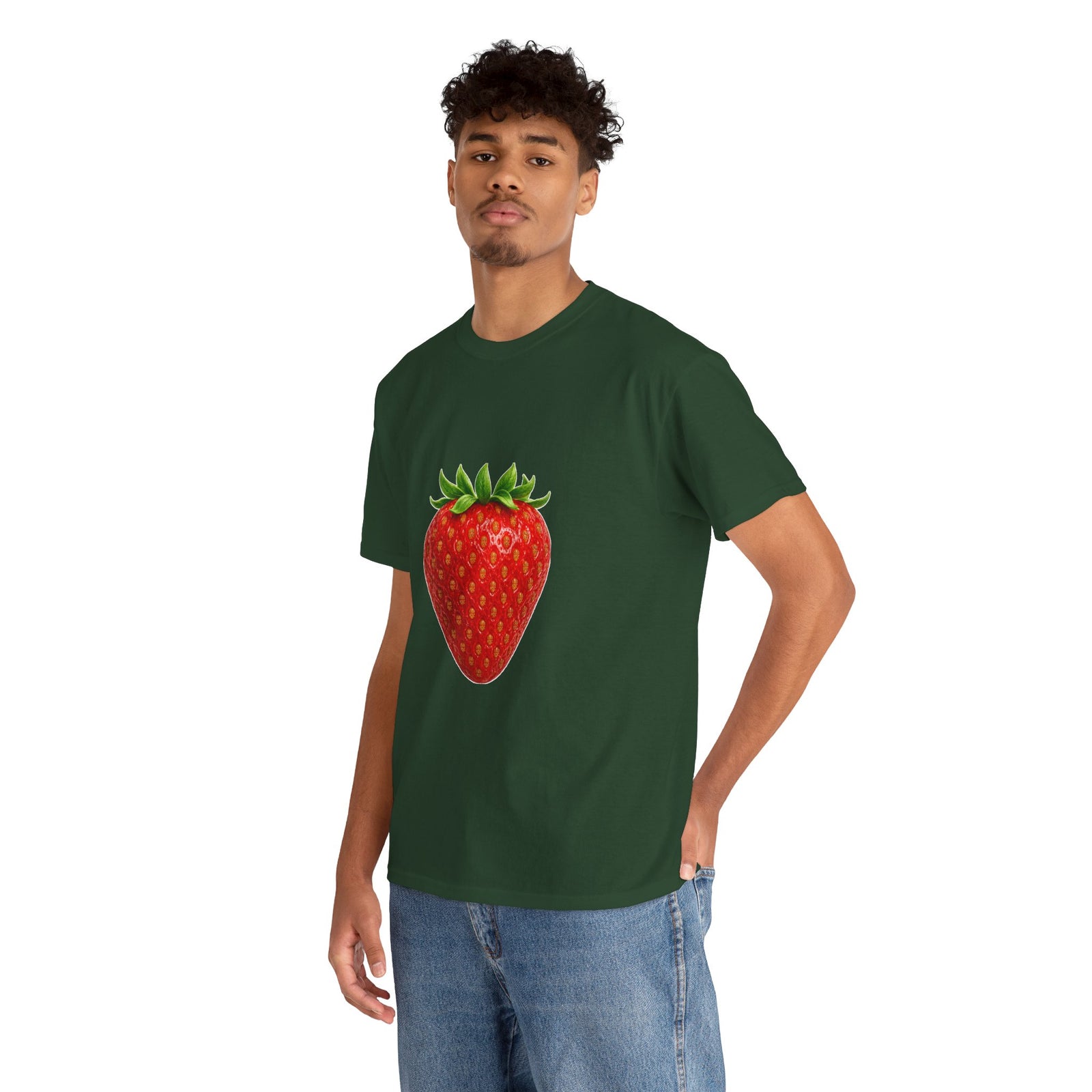Club PDC Strawberry Graphic Tee — Cute Fruit Illustration T-Shirt