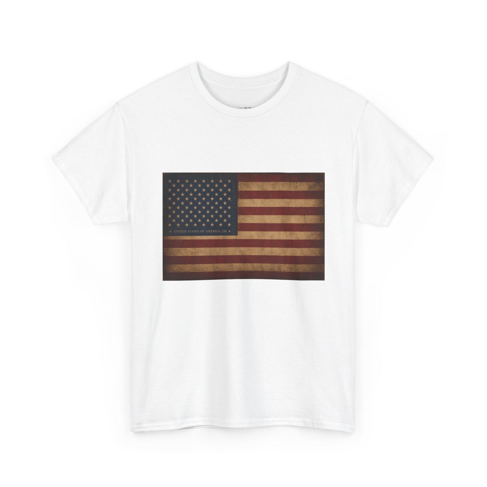 USA 250th Anniversary Flag T-Shirt — Classic American Bicentennial Commemorative Tee
