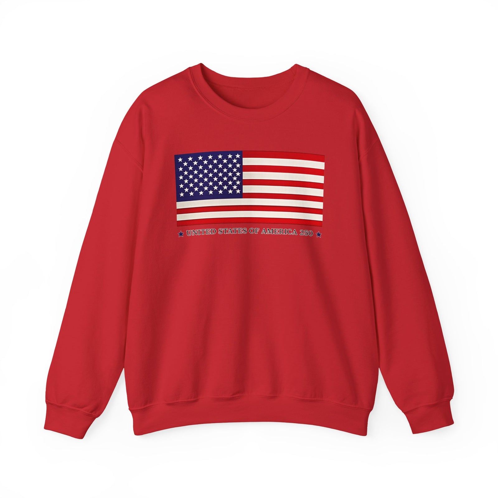 Classic American Flag Crewneck Sweatshirt — Classic Stars & Stripes
