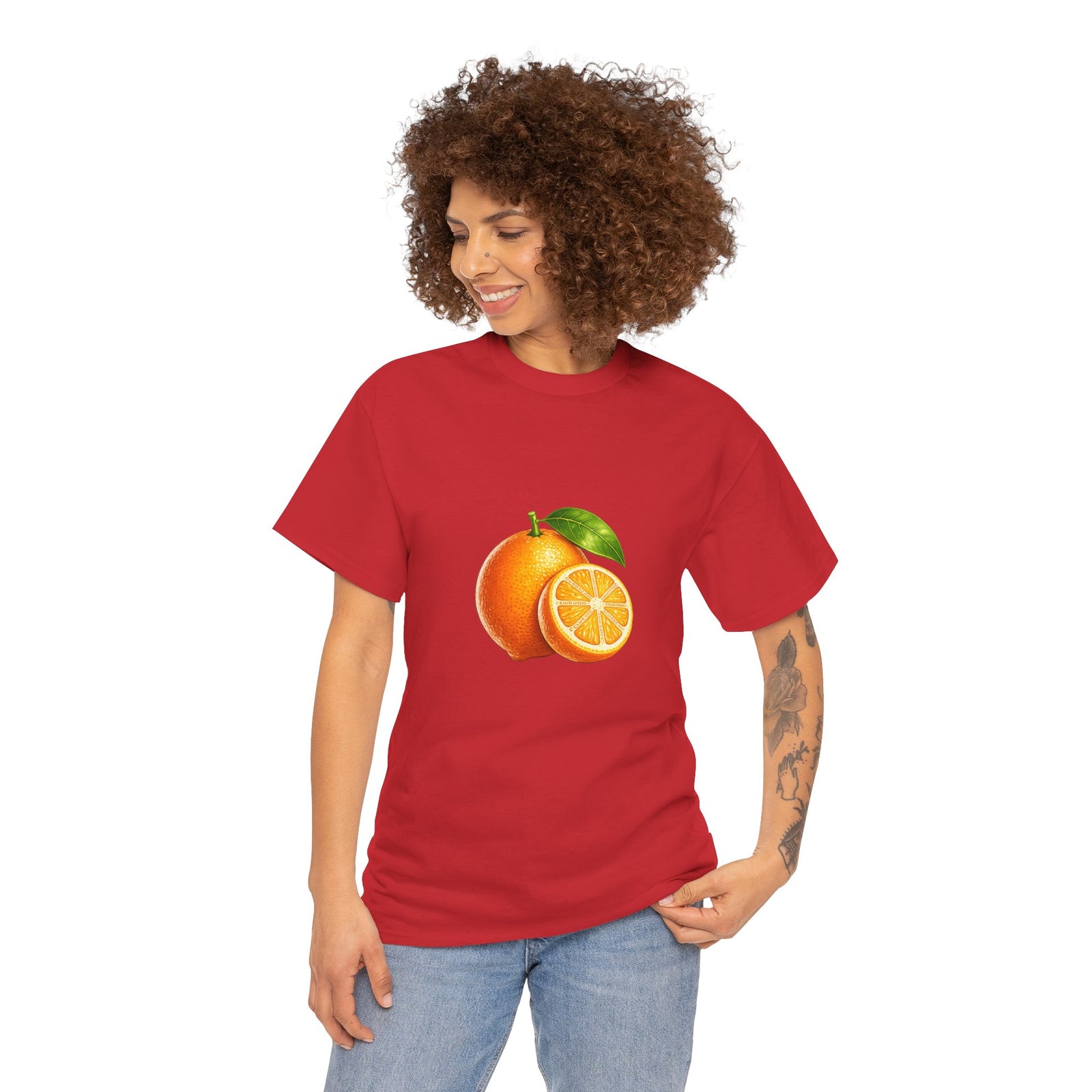 Club PDC Orange Fruit Graphic Tee — Fresh Citrus Retro Shirt