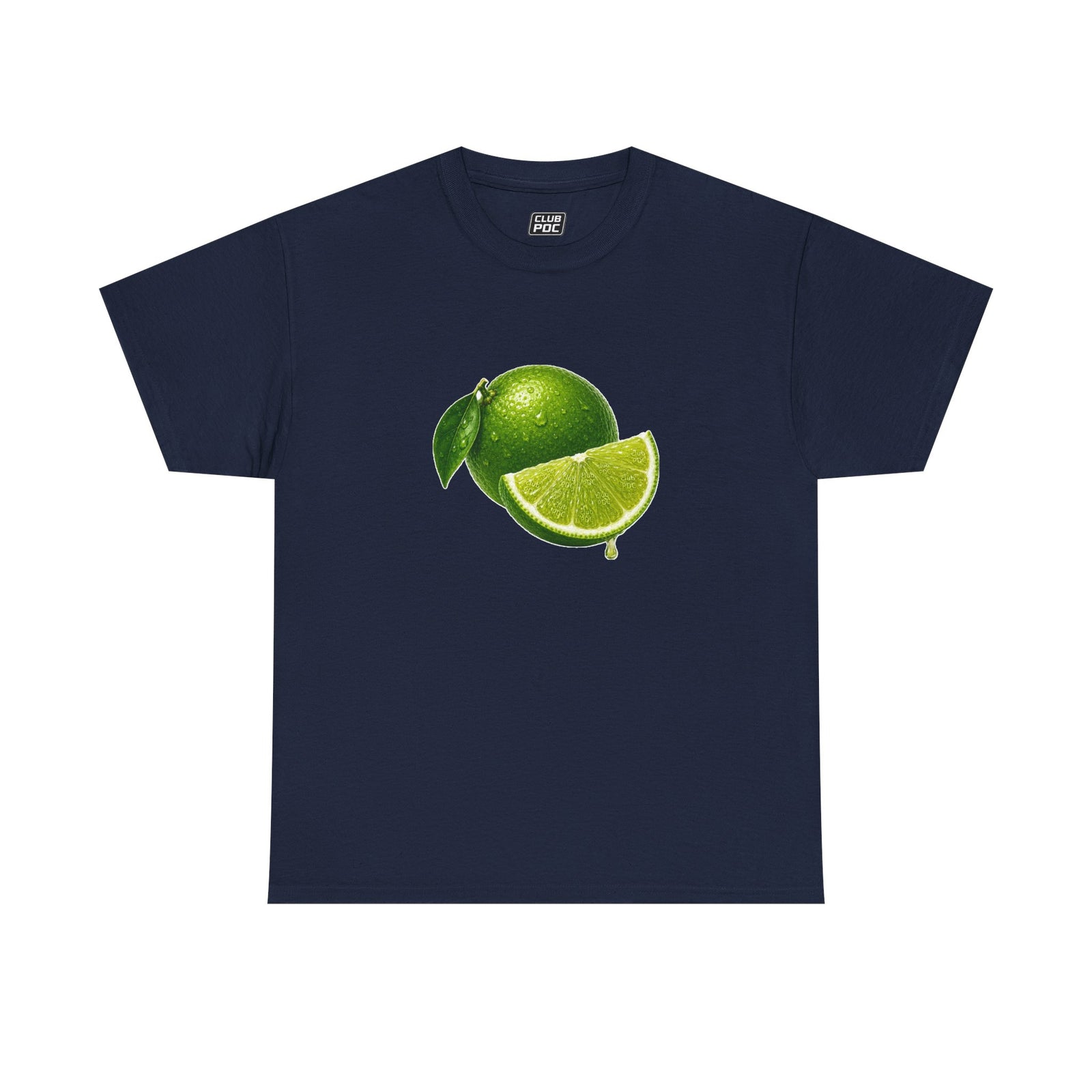 Club PDC Lime Slice Graphic Tee — Fresh Citrus Fruit T-Shirt