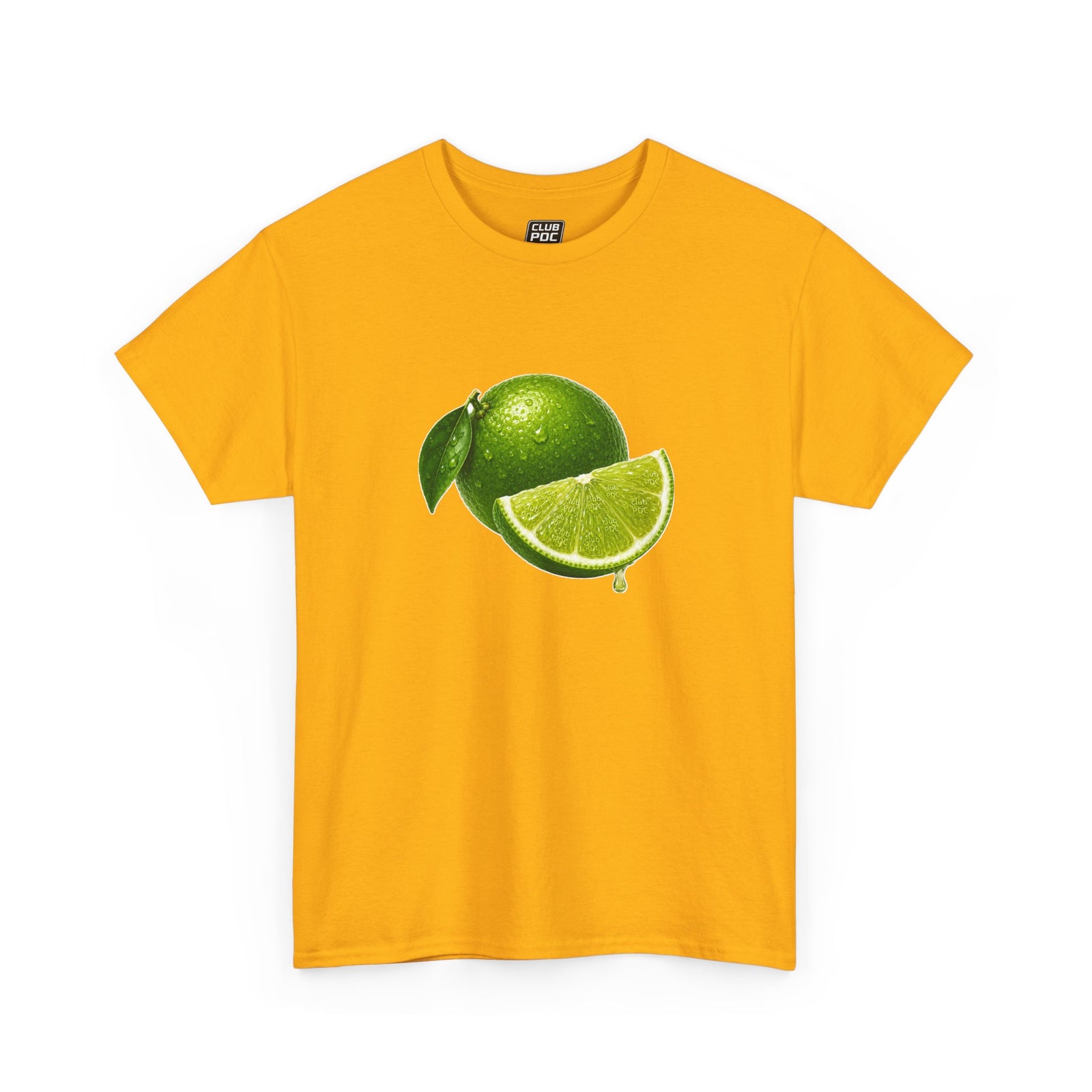 Club PDC Lime Slice Graphic Tee — Fresh Citrus Fruit T-Shirt