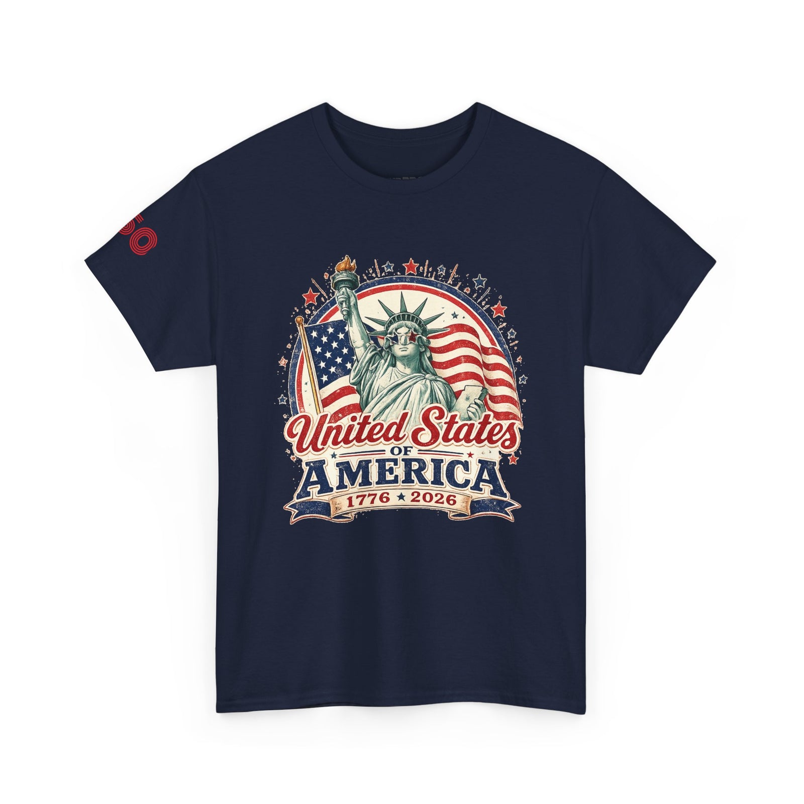 Statue of Liberty America 250 T-Shirt — Patriotic USA Anniversary Tee