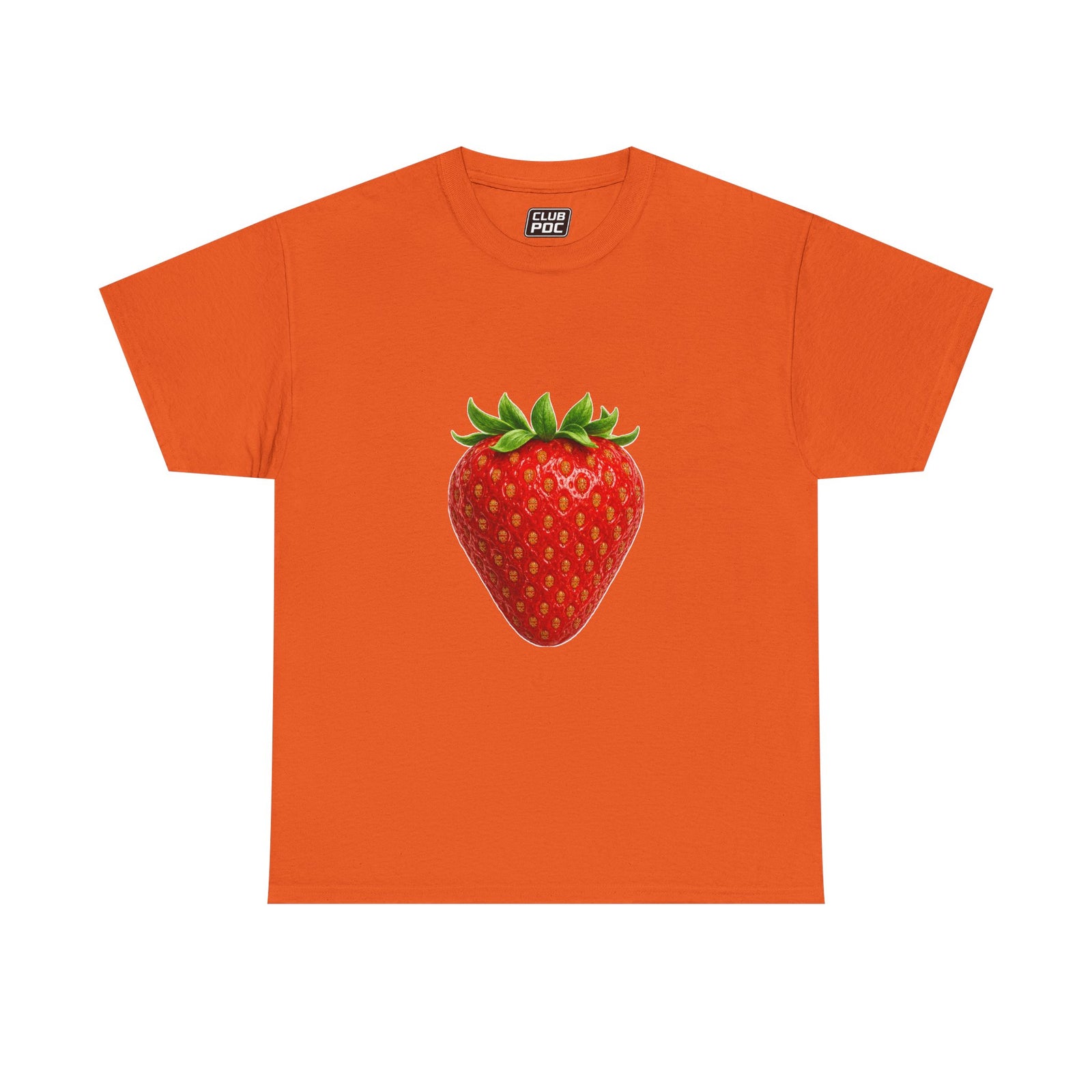 Club PDC Strawberry Graphic Tee — Cute Fruit Illustration T-Shirt