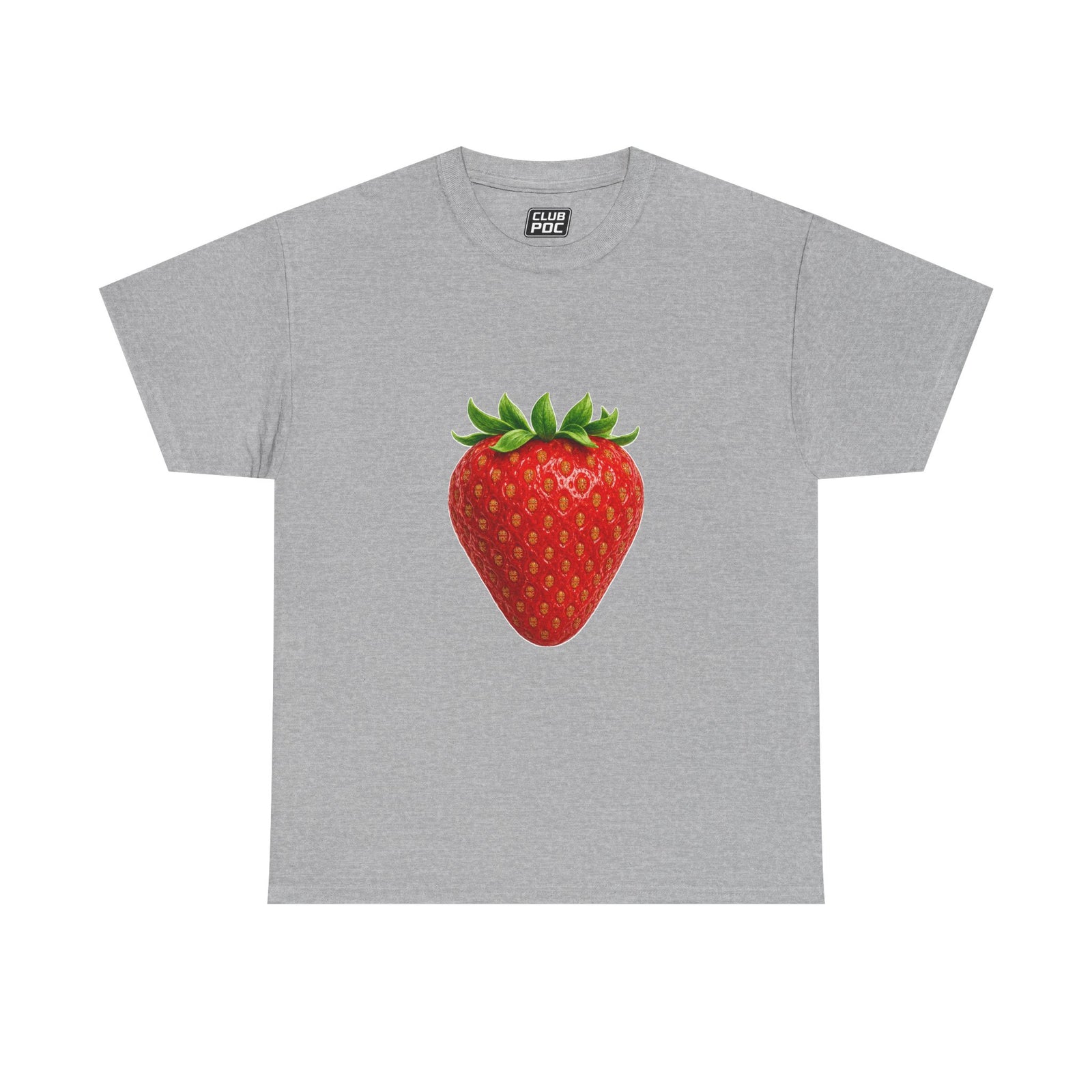 Club PDC Strawberry Graphic Tee — Cute Fruit Illustration T-Shirt