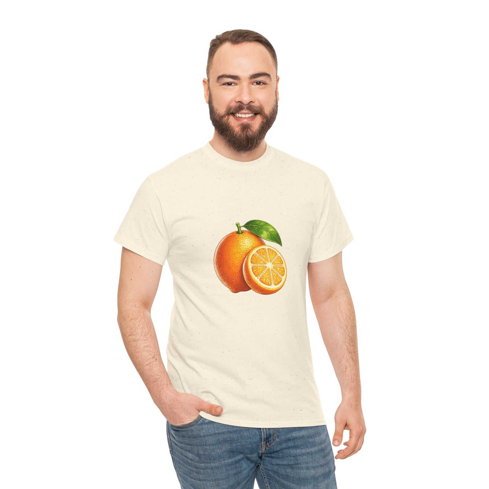 Club PDC Orange Fruit Graphic Tee — Fresh Citrus Retro Shirt