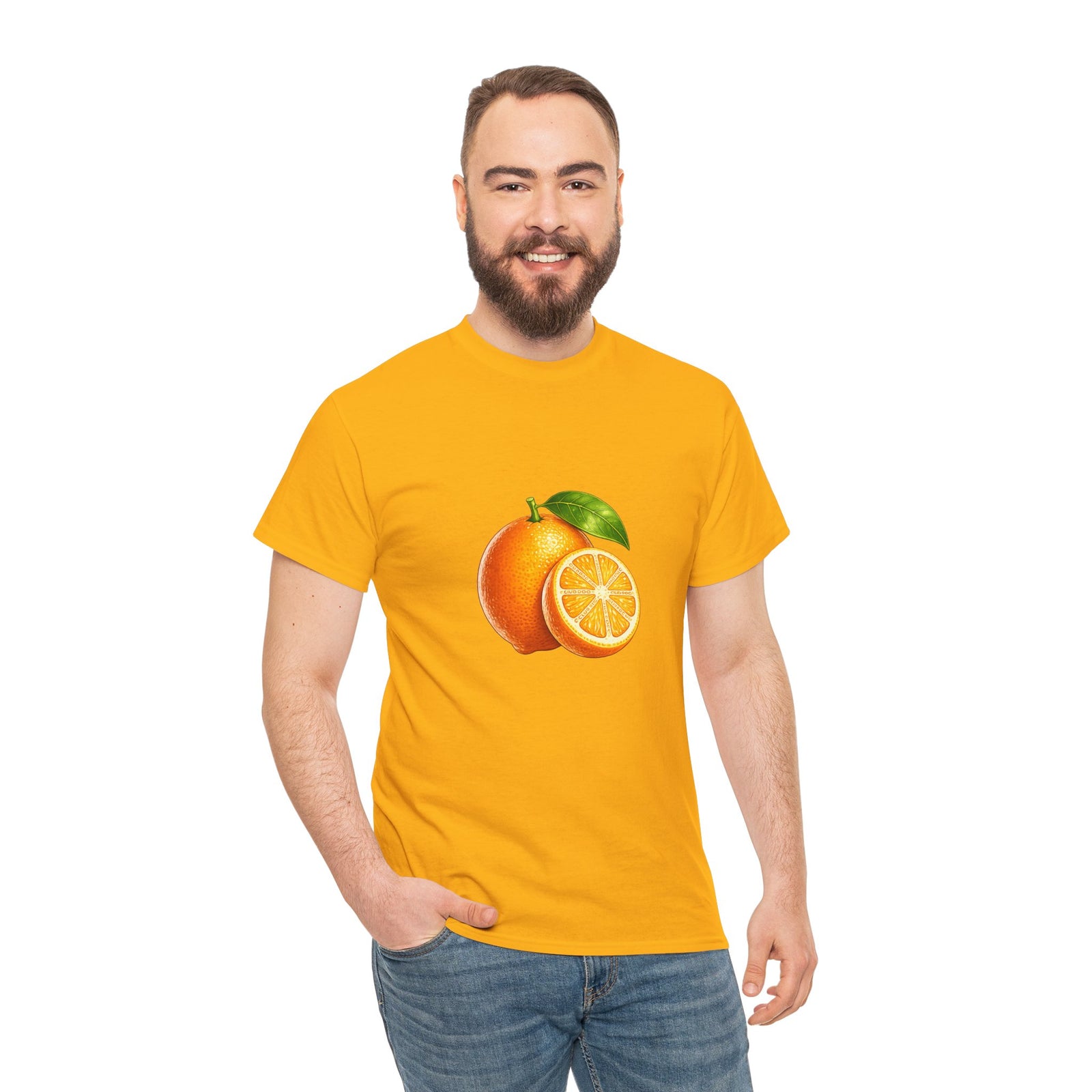 Club PDC Orange Fruit Graphic Tee — Fresh Citrus Retro Shirt