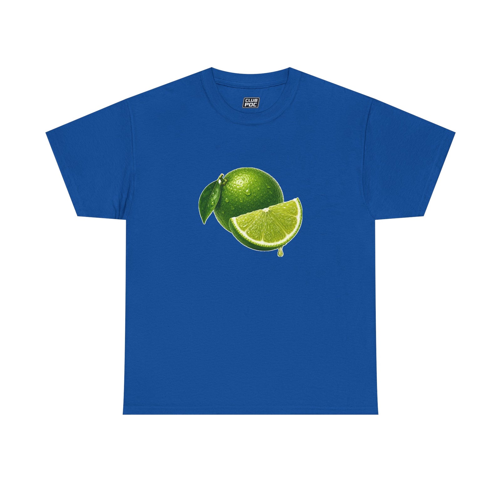 Club PDC Lime Slice Graphic Tee — Fresh Citrus Fruit T-Shirt