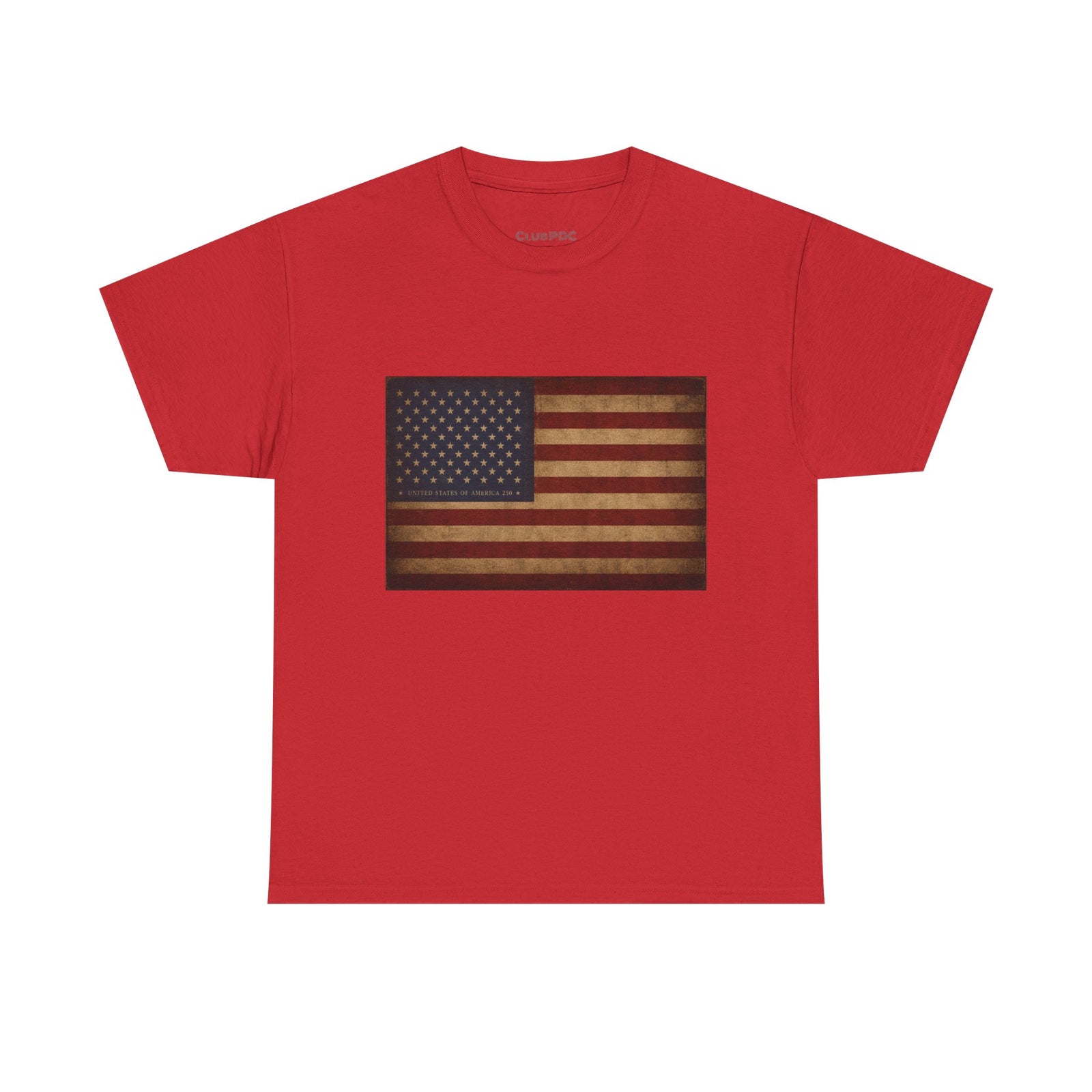USA 250th Anniversary Flag T-Shirt — Classic American Bicentennial Commemorative Tee