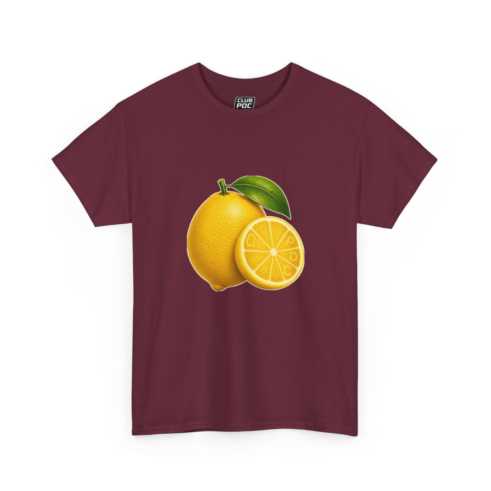 Club PDC Lemon Slice Graphic Tee — Fresh Citrus Summer T-Shirt