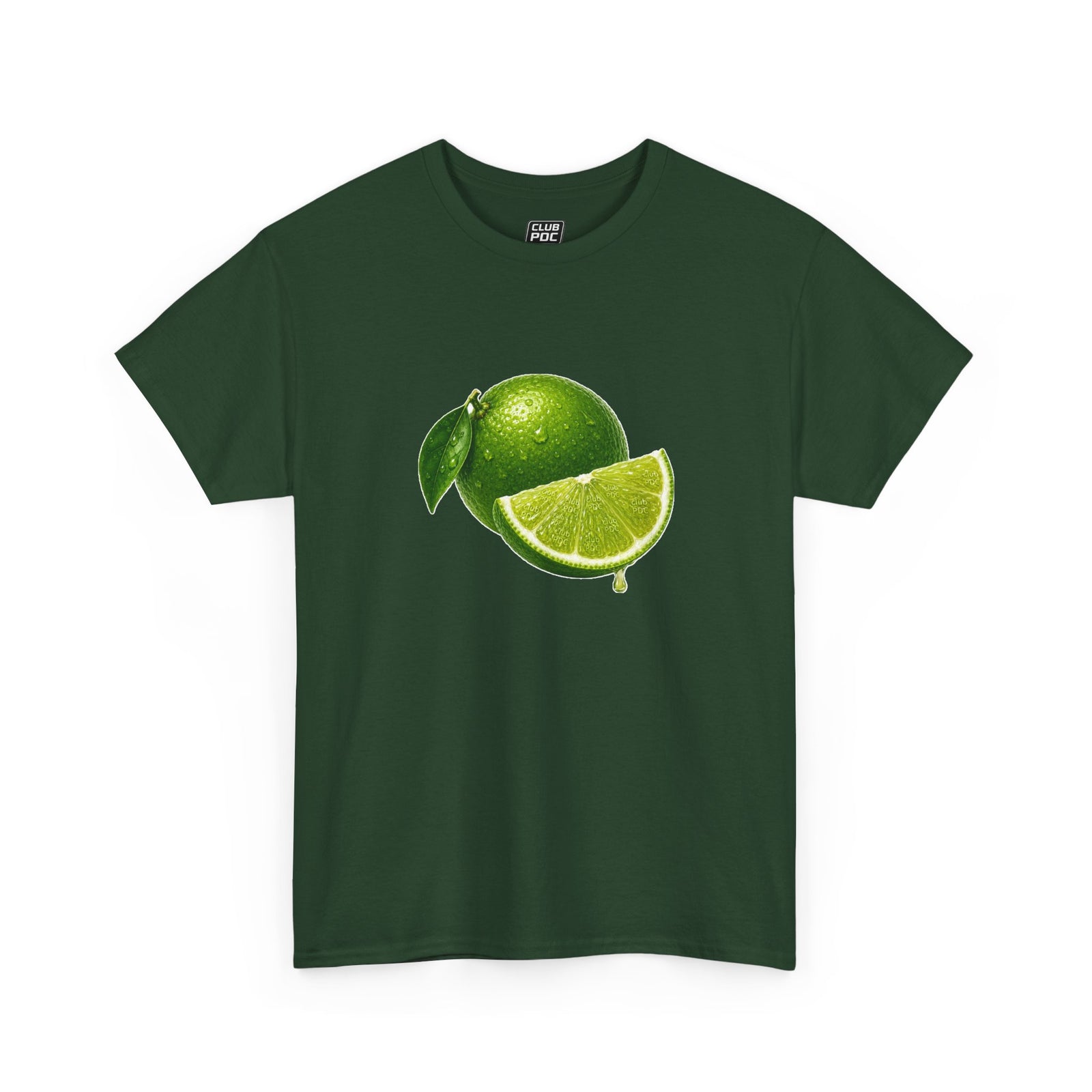 Club PDC Lime Slice Graphic Tee — Fresh Citrus Fruit T-Shirt