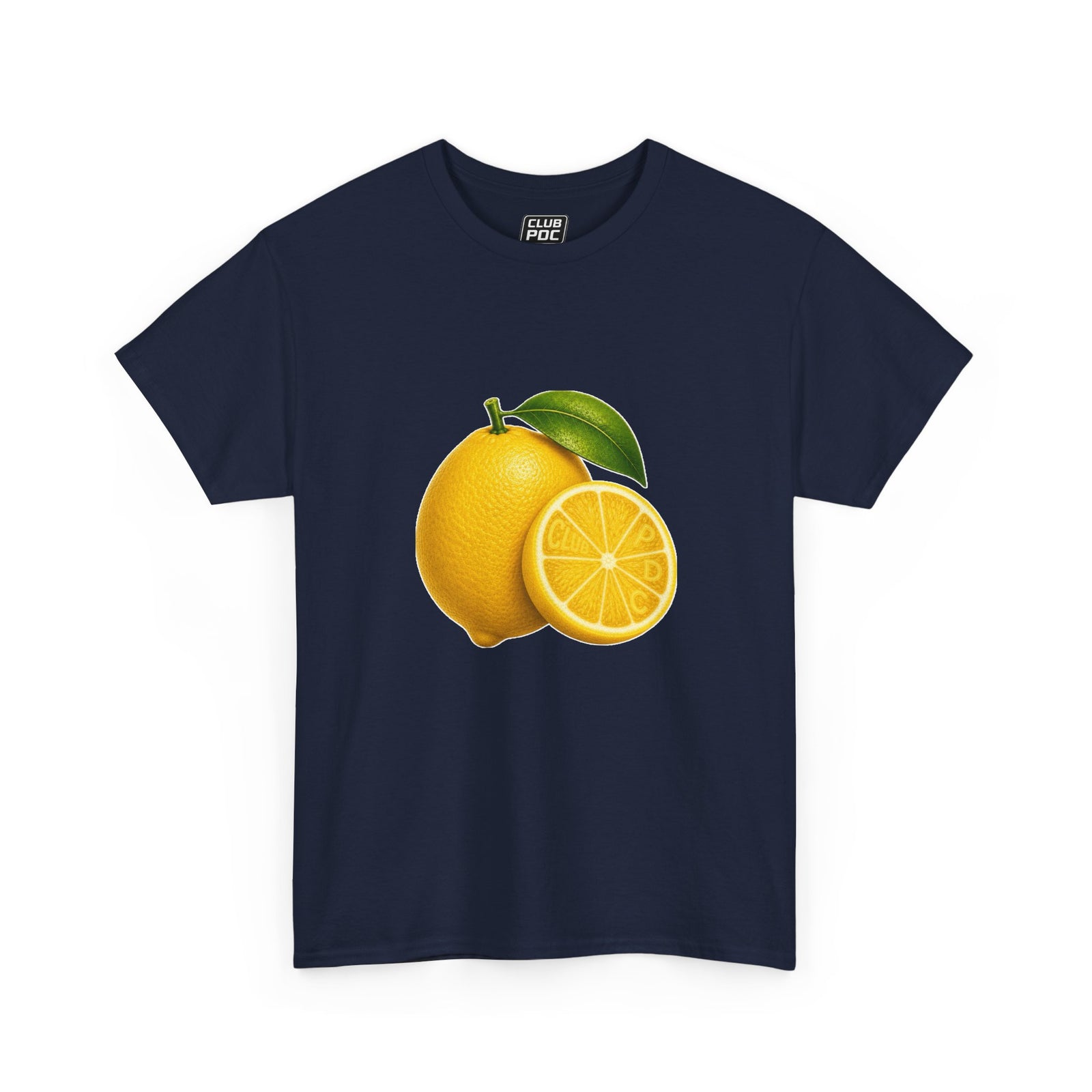 Club PDC Lemon Slice Graphic Tee — Fresh Citrus Summer T-Shirt