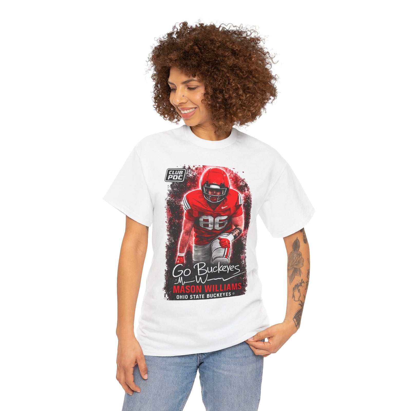 Mason Williams #86 The Original Auto — Go Buckeyes Fan Shirt