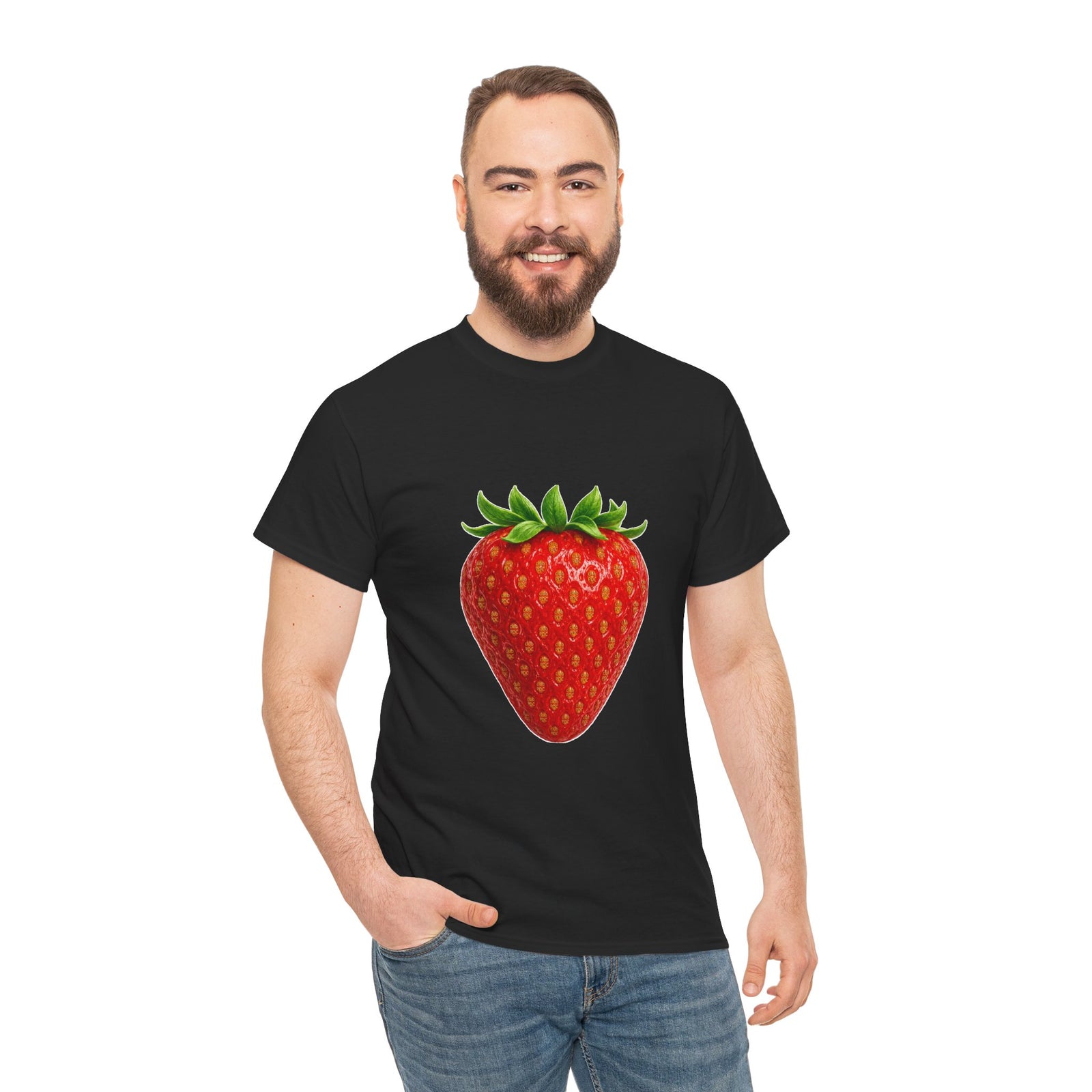 Club PDC Strawberry Graphic Tee — Cute Fruit Illustration T-Shirt
