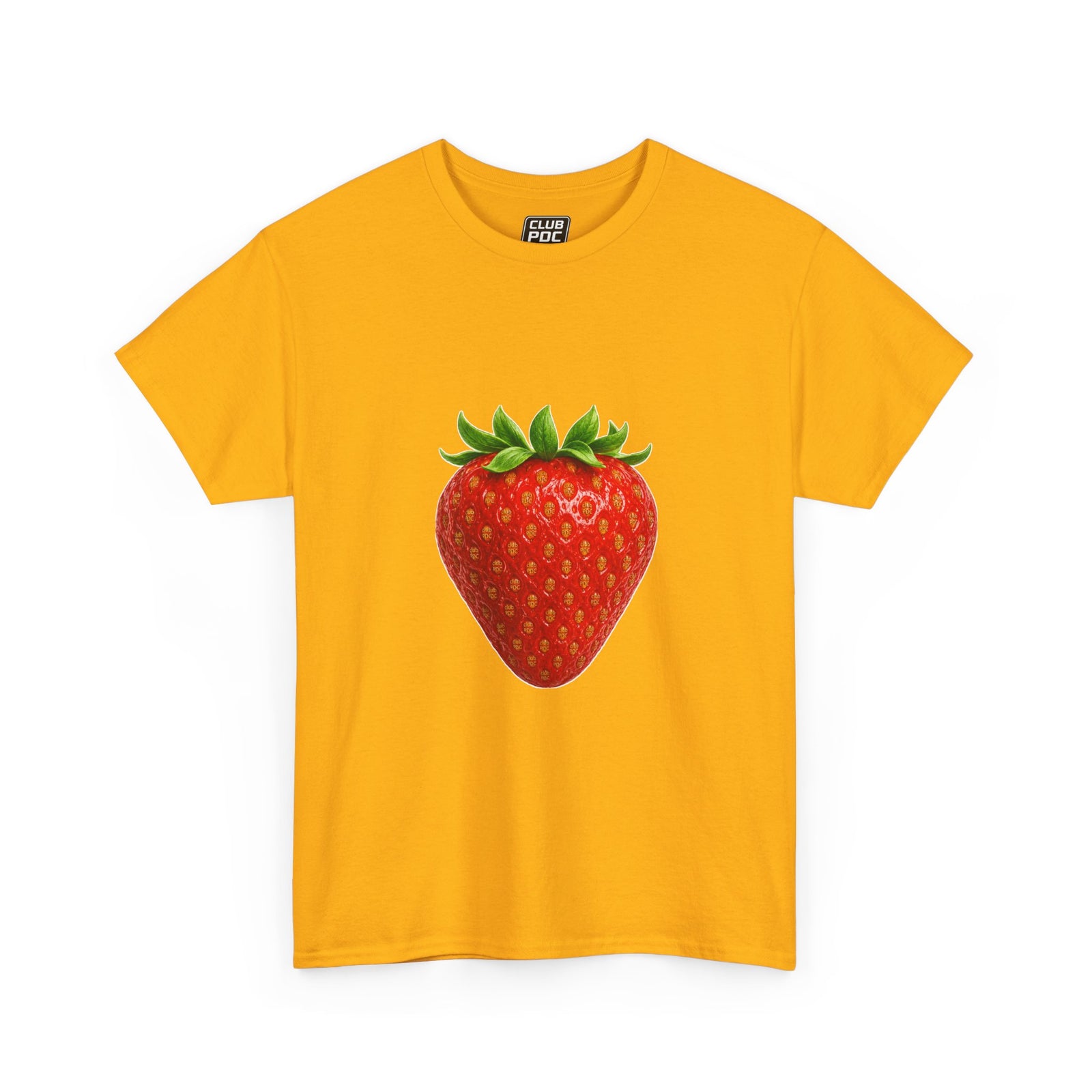 Club PDC Strawberry Graphic Tee — Cute Fruit Illustration T-Shirt