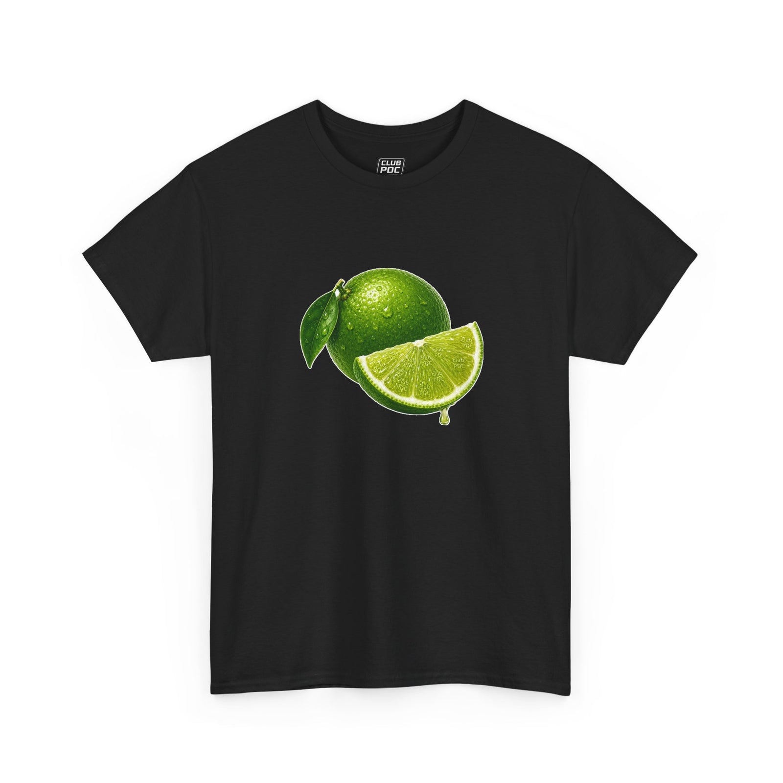 Club PDC Lime Slice Graphic Tee — Fresh Citrus Fruit T-Shirt